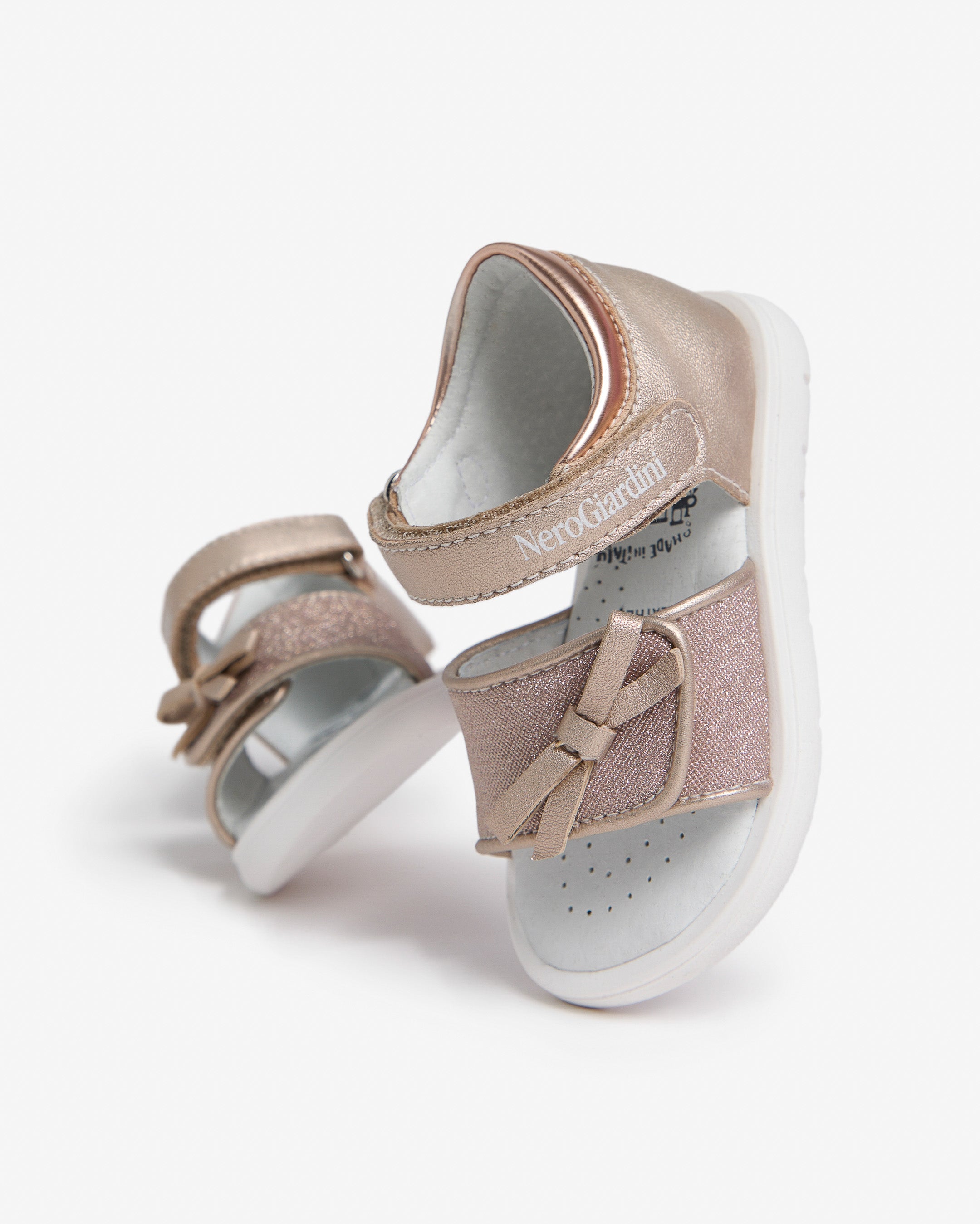 Nero Giardini Sandals Sandales Fille Tissu Cuir 19-24