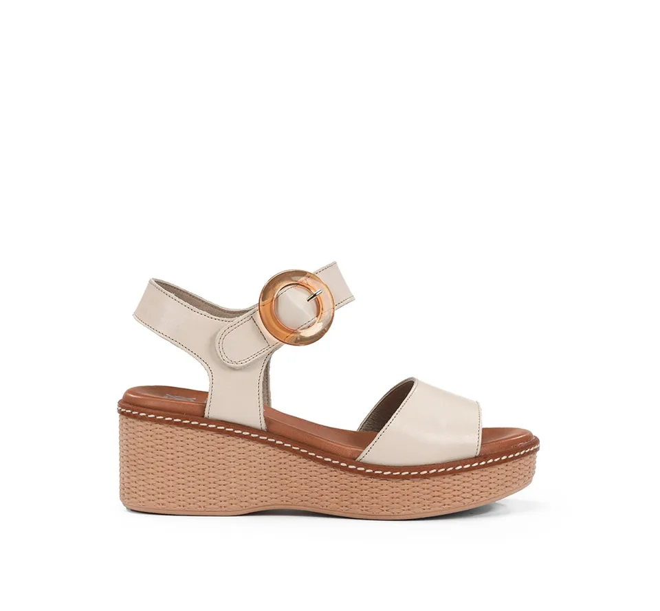 Dorking by Fluchos Nido D9450 sandales taupe femme