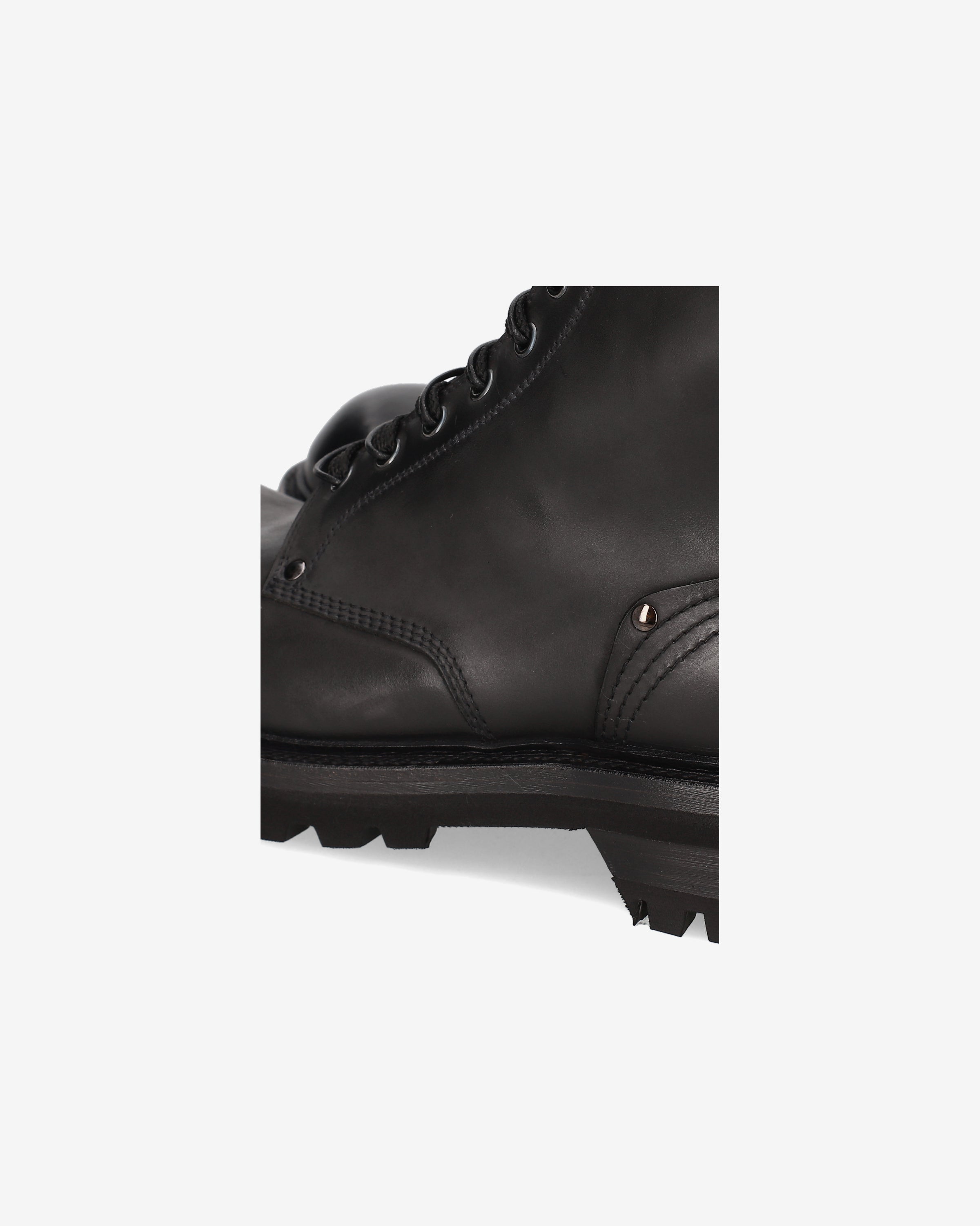 Premiata Brusk bottines cuir noir lacets