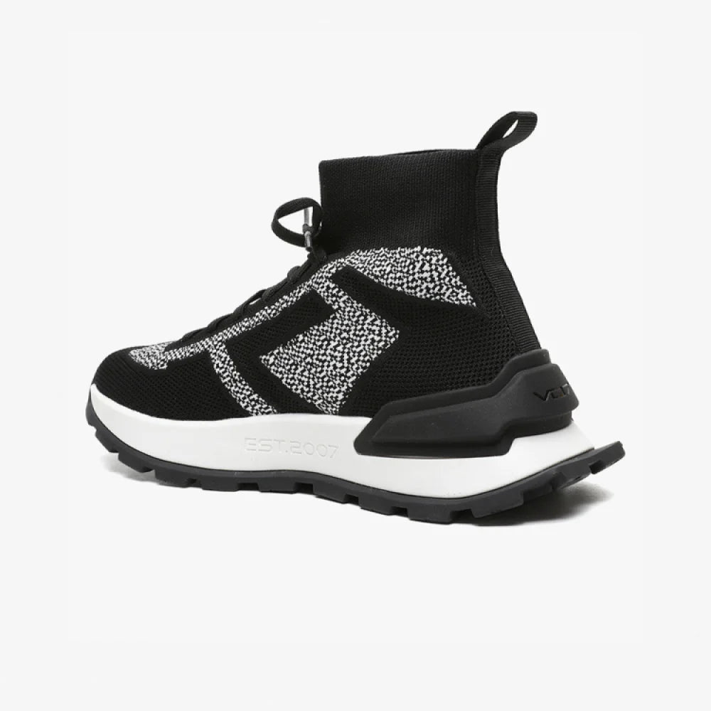 VO7 Street Canto sneaker montante noir blanc knit