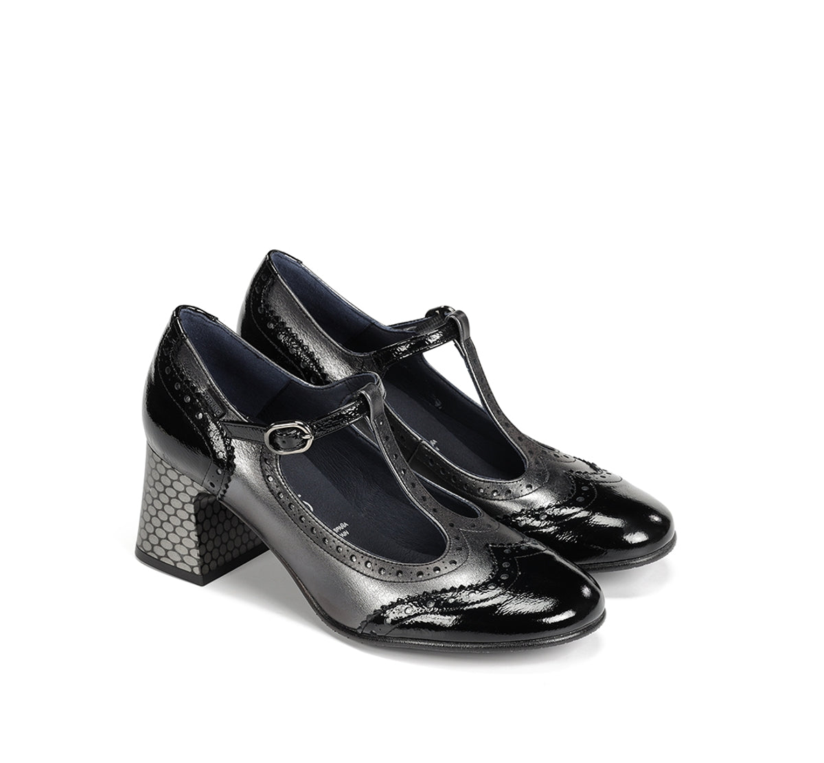 Dorking Dacy D9618 mocassin gris femme à talon