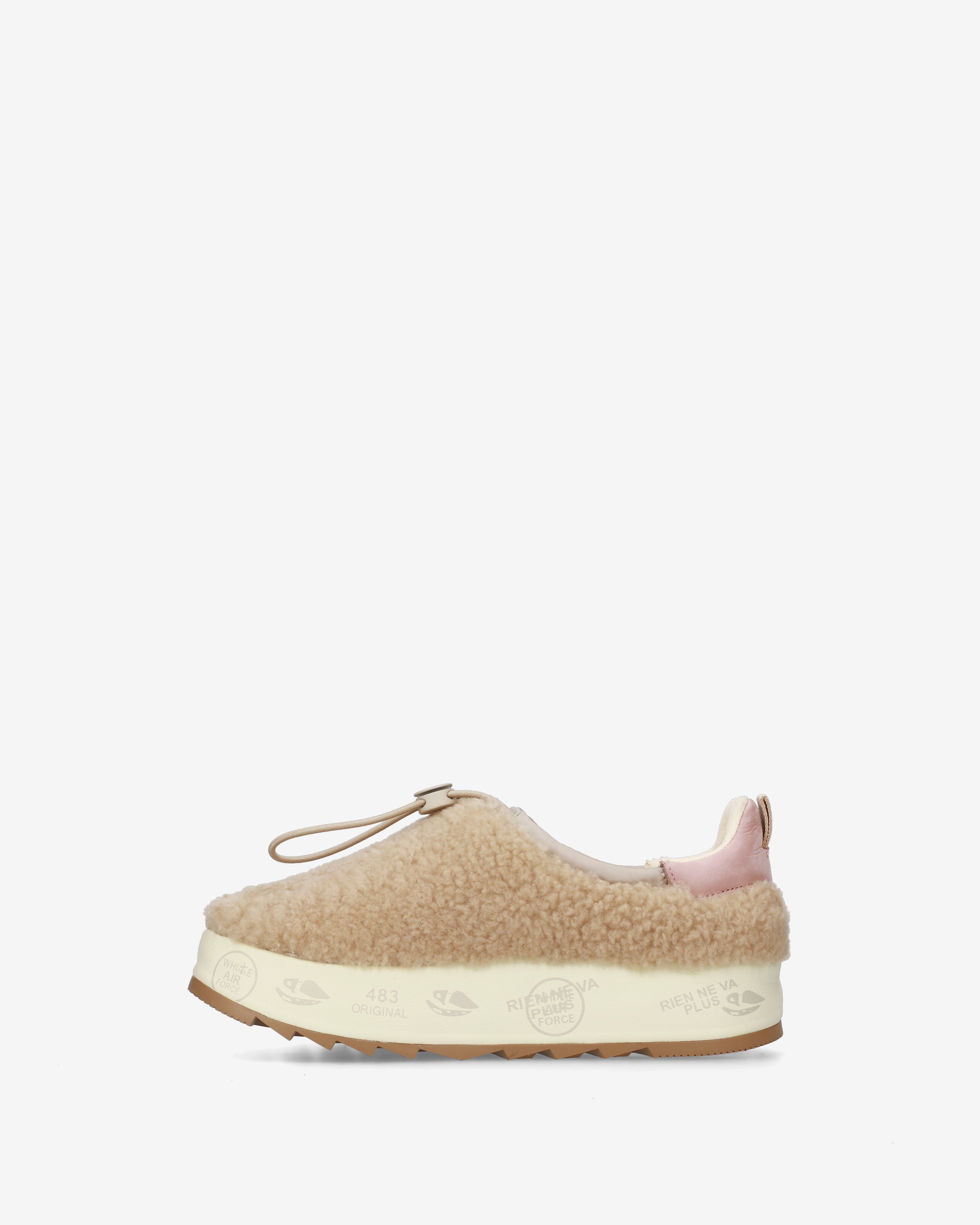 Premiata Puffyd 8684 baskets beige fourrées