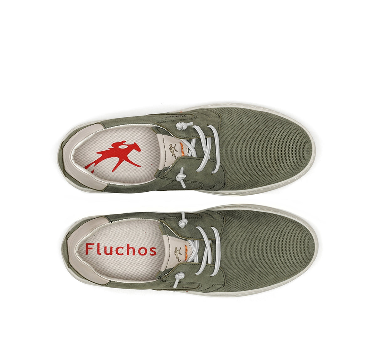 Fluchos Nemo F2366 chaussures homme vert lacets