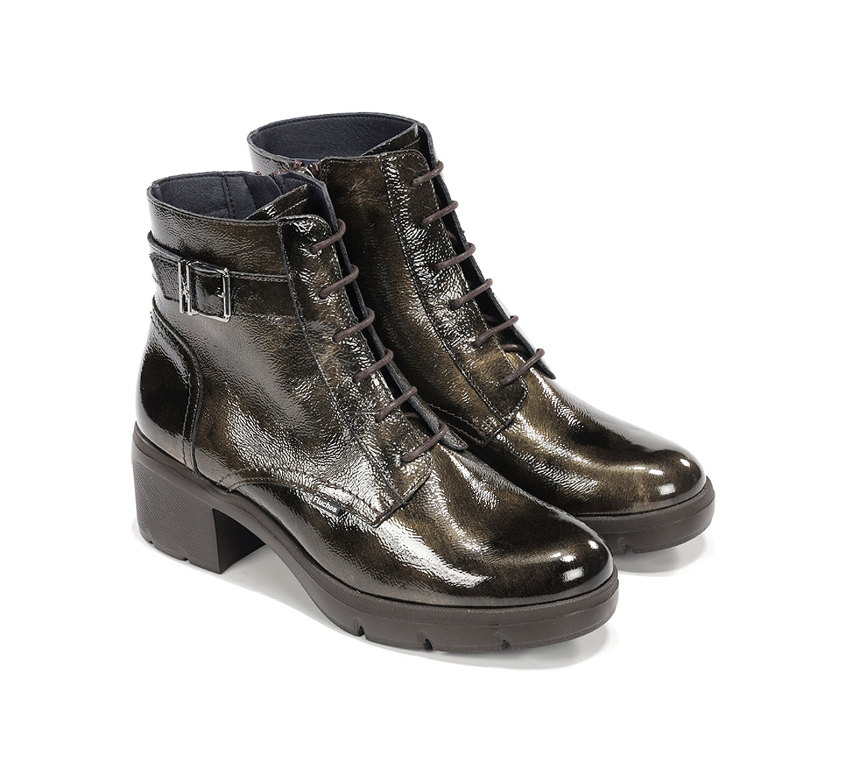 Fluchos Fugaz F2107 bottines vert femme semelle track