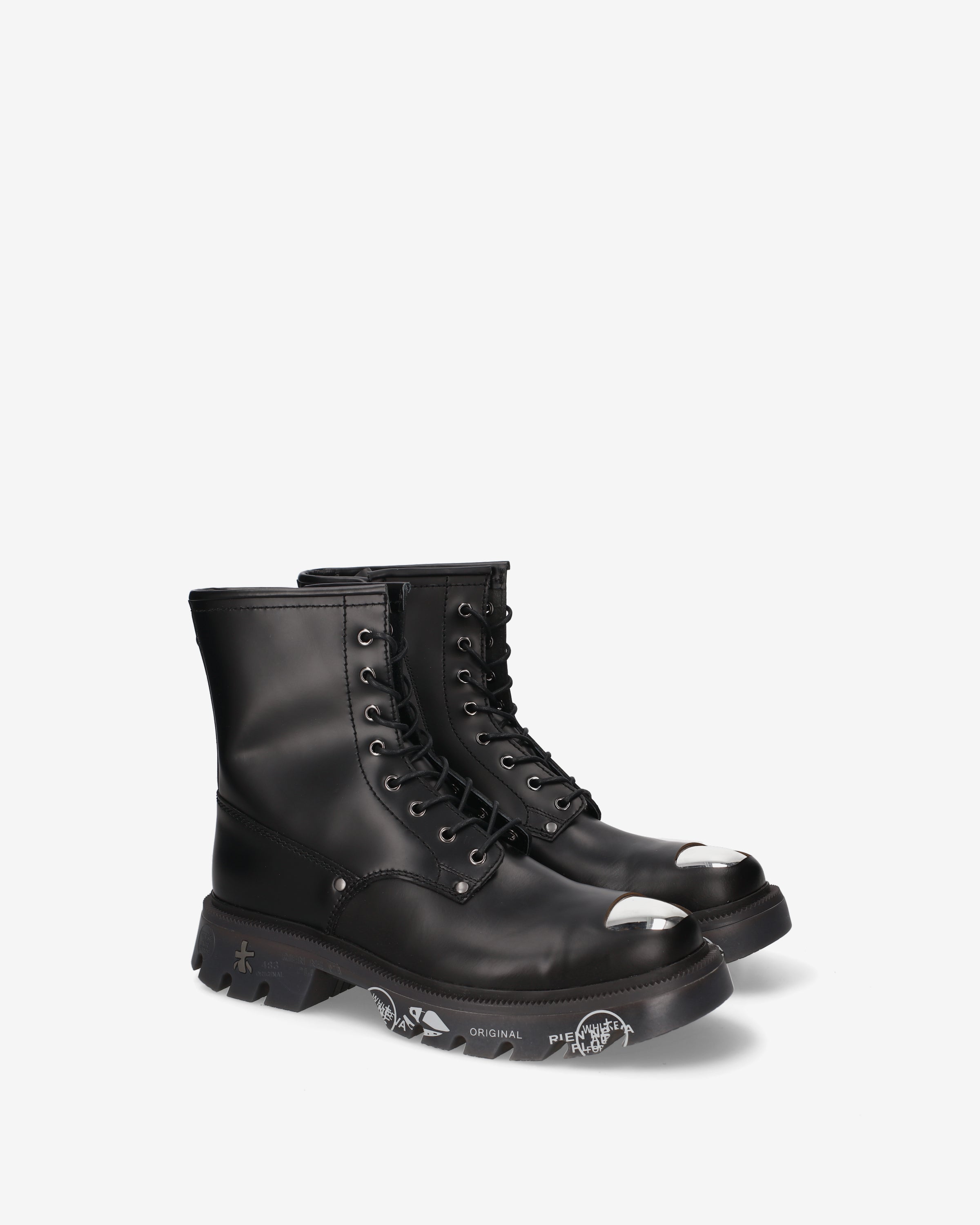 Premiata Brixton 461 Boots Homme Cuir Noir