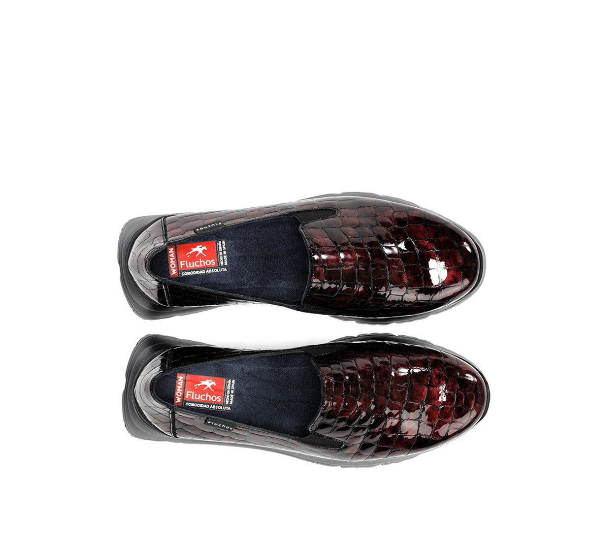 Fluchos Eira F2159 slip on femme rouge