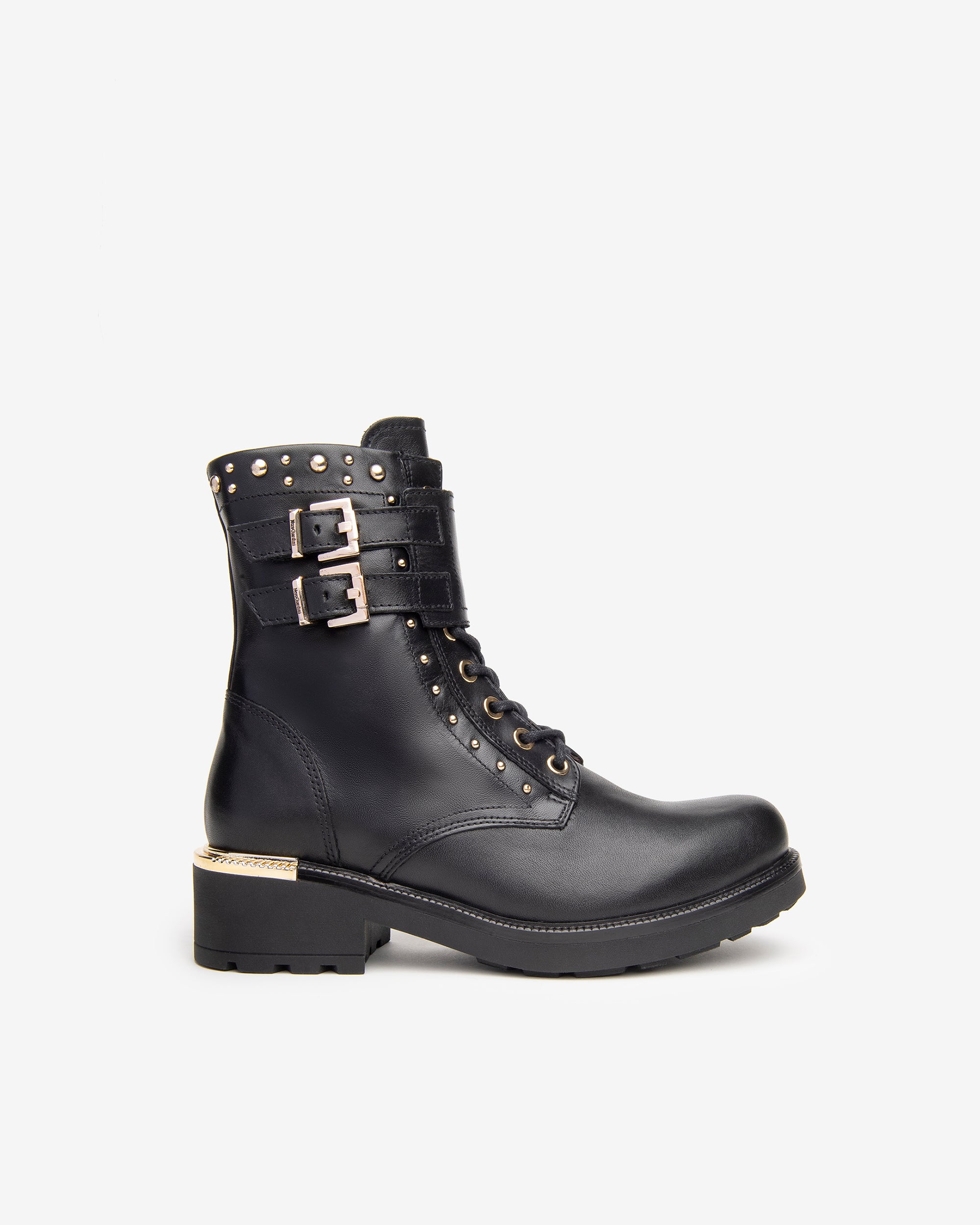 Nero Giardini Combat Boots rangers cuir femme 35-41
