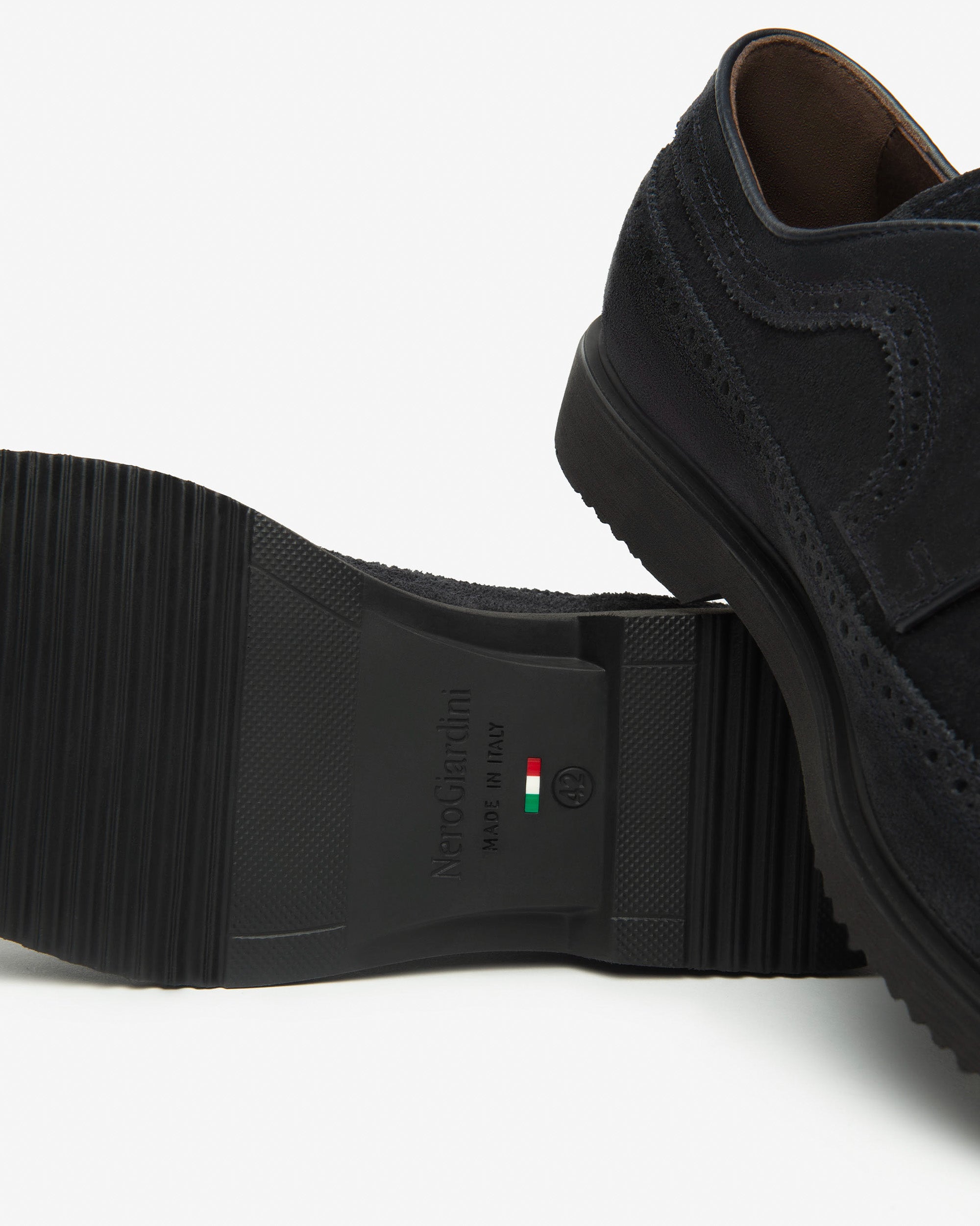 Nero Giardini Tie-up Derby Daim Homme 39-46