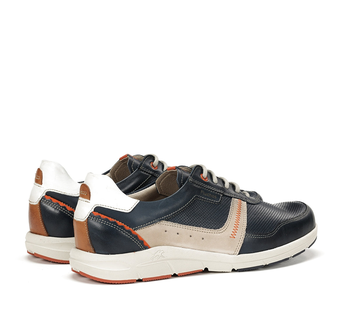 Fluchos Kai F1991 baskets bleu homme cuir léger