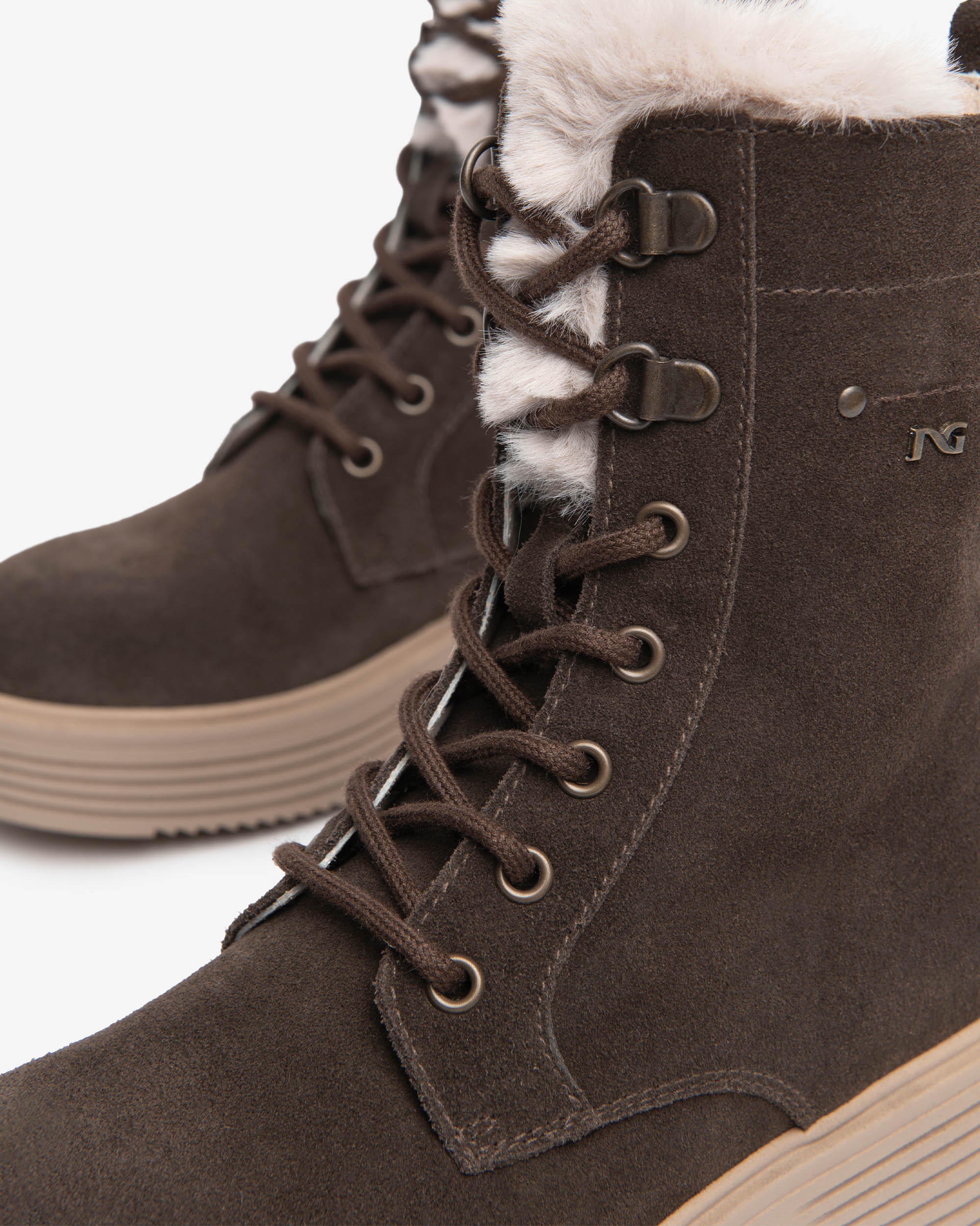 Nero Giardini Combat Boots bottines fille daim pointure 36