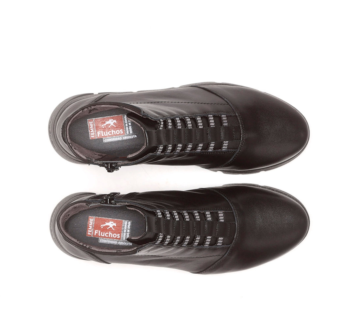Fluchos Bona F1358 bottines noires femme talon