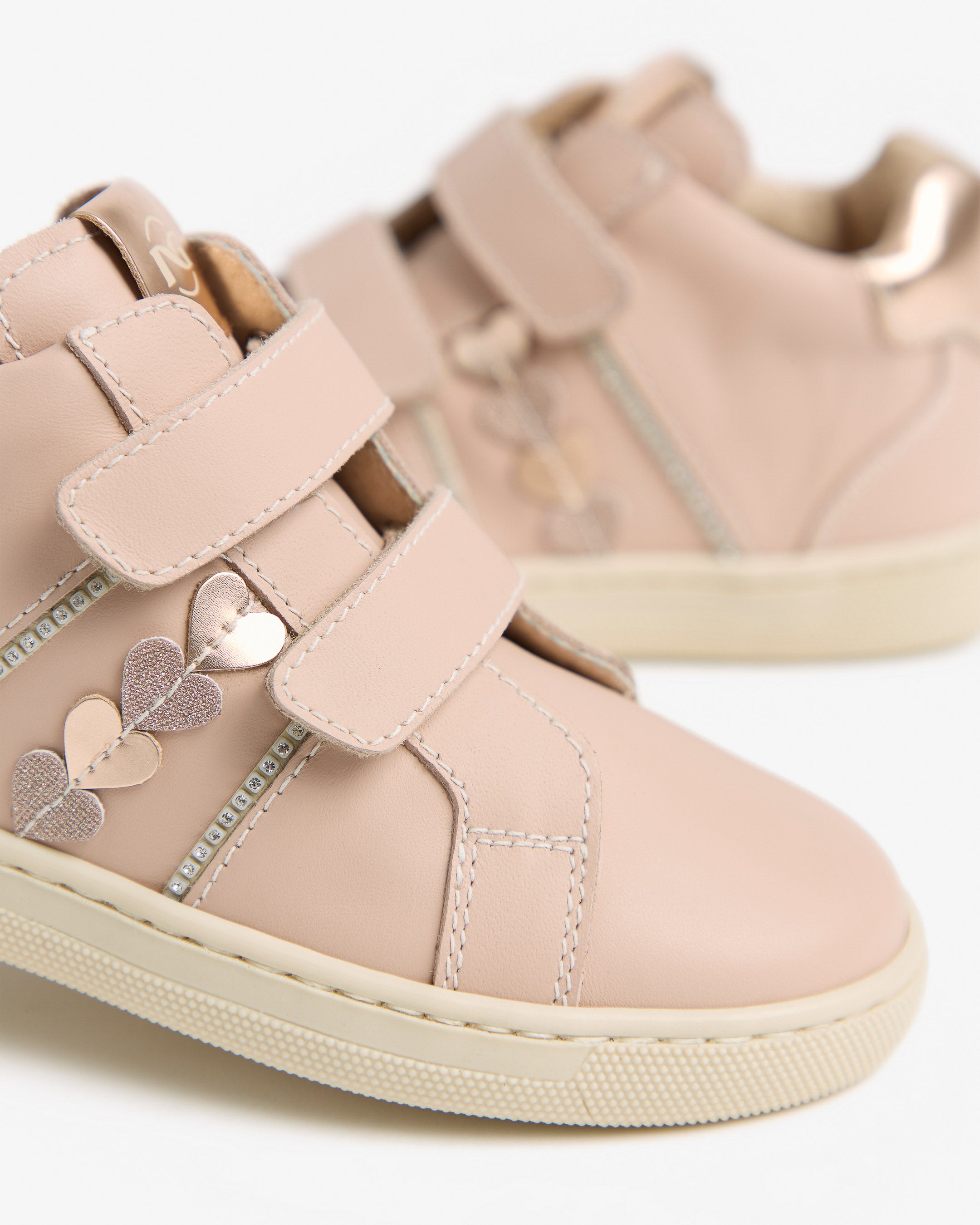 Nero Giardini Sneakers baskets cuir fille tissu technique