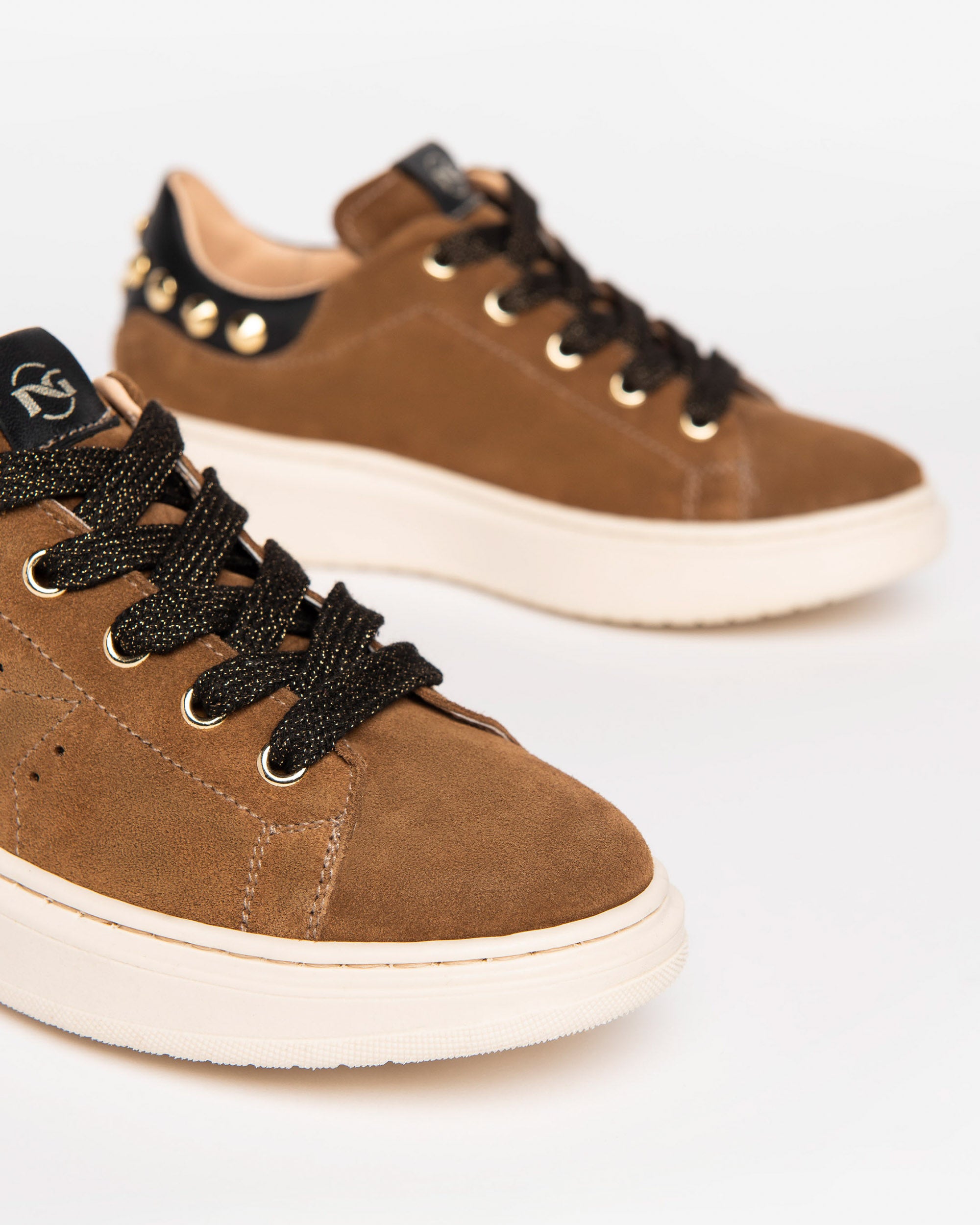 Nero Giardini Sneakers baskets fille ado cuir daim
