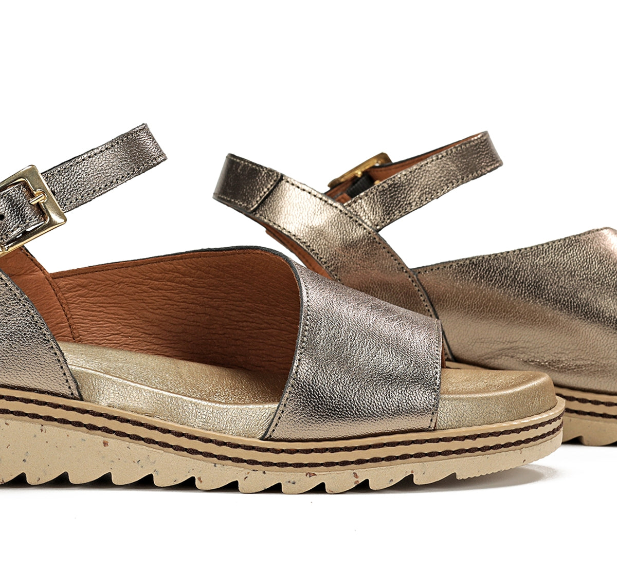 Dorking Espe D8771 sandales argent confort femme