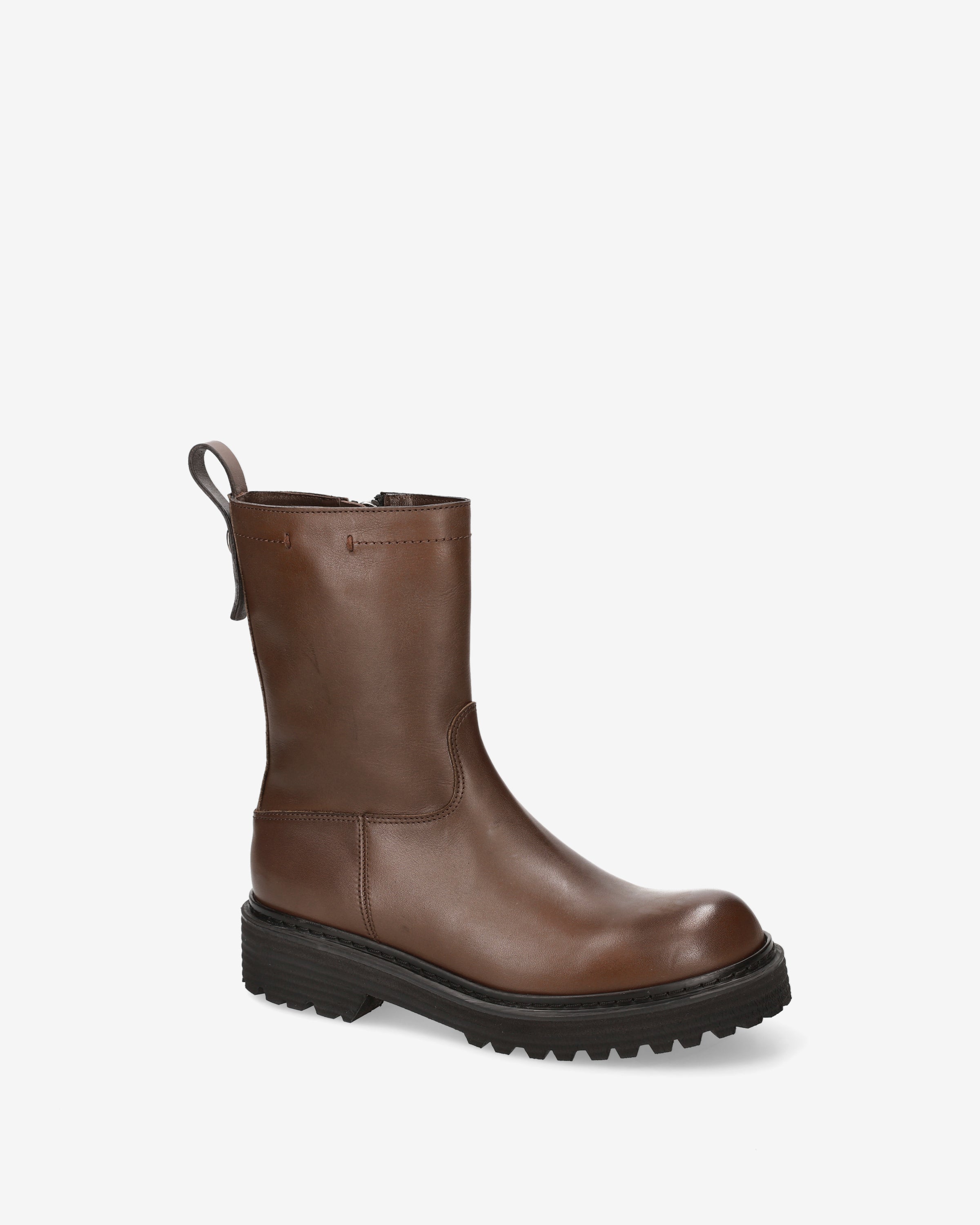 Premiata Boots cuir marron femme cheville Italie