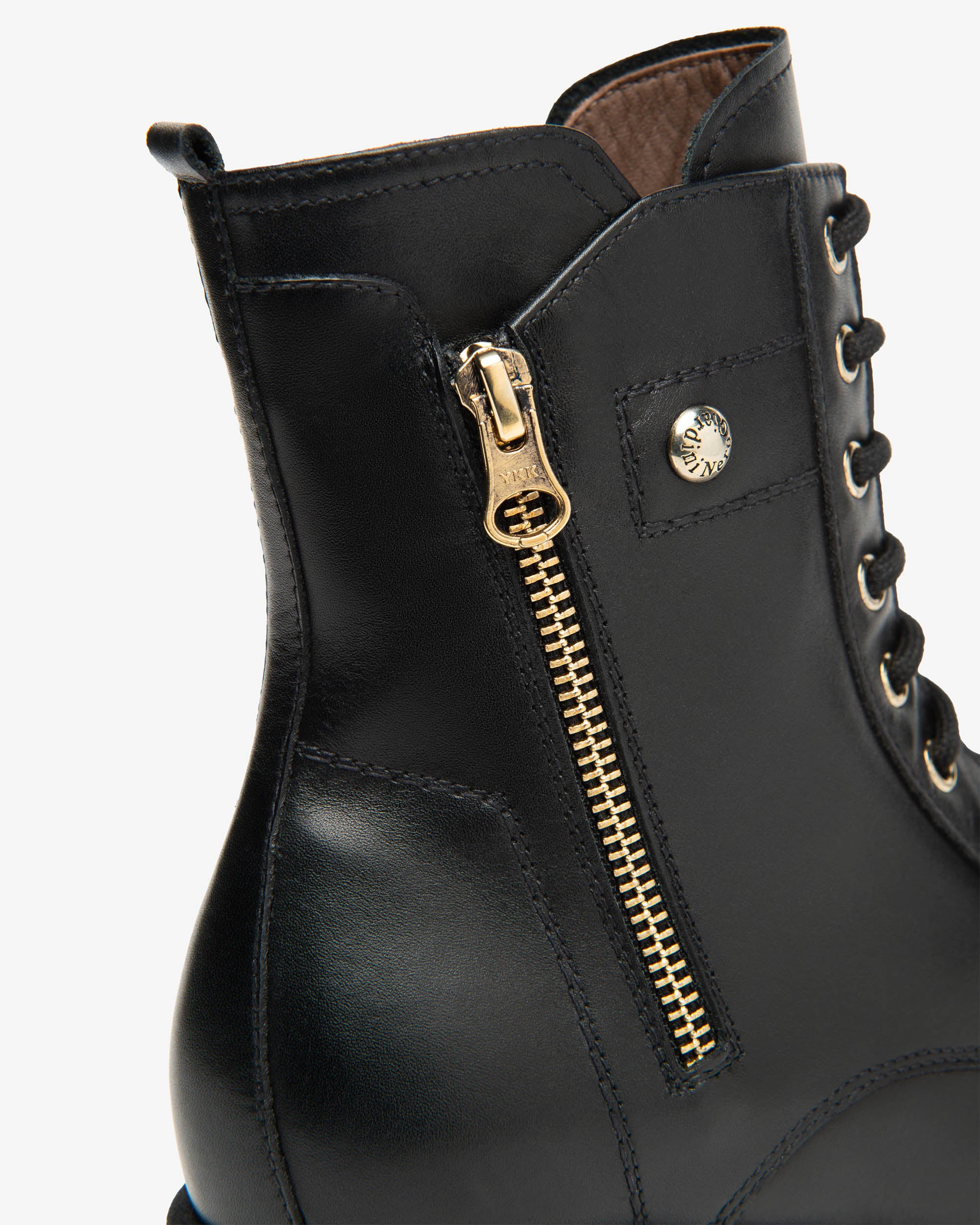 Nero Giardini Combat Boots rangers cuir femme