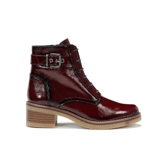 Dorking by Fluchos Lucero D8686 bottine femme bordeaux talon