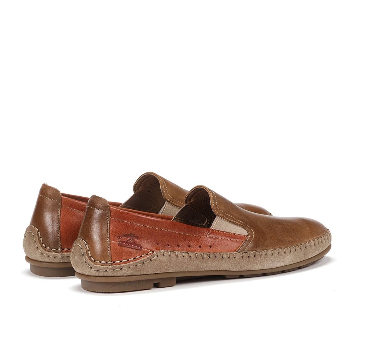 Fluchos Dorian F1178 mocassins homme marron slip on