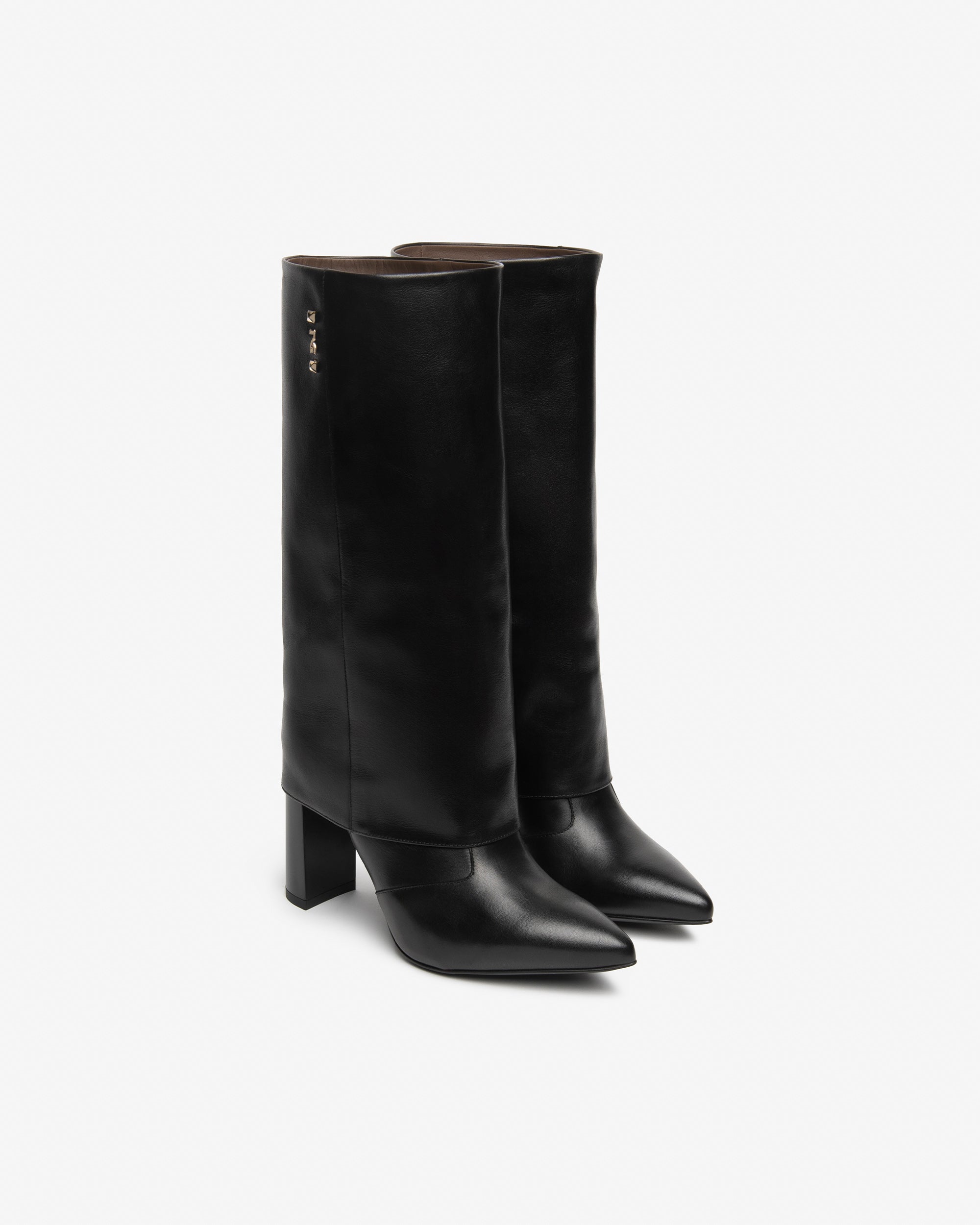 Nero Giardini Boots bottes cuir hautes talon 95 mm