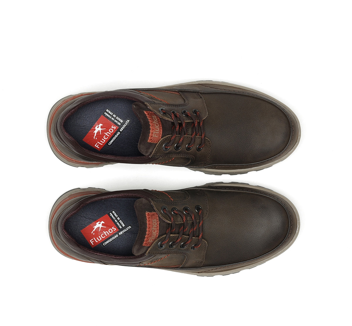 Fluchos Sigurd F1843 chaussures vert homme cuir confort