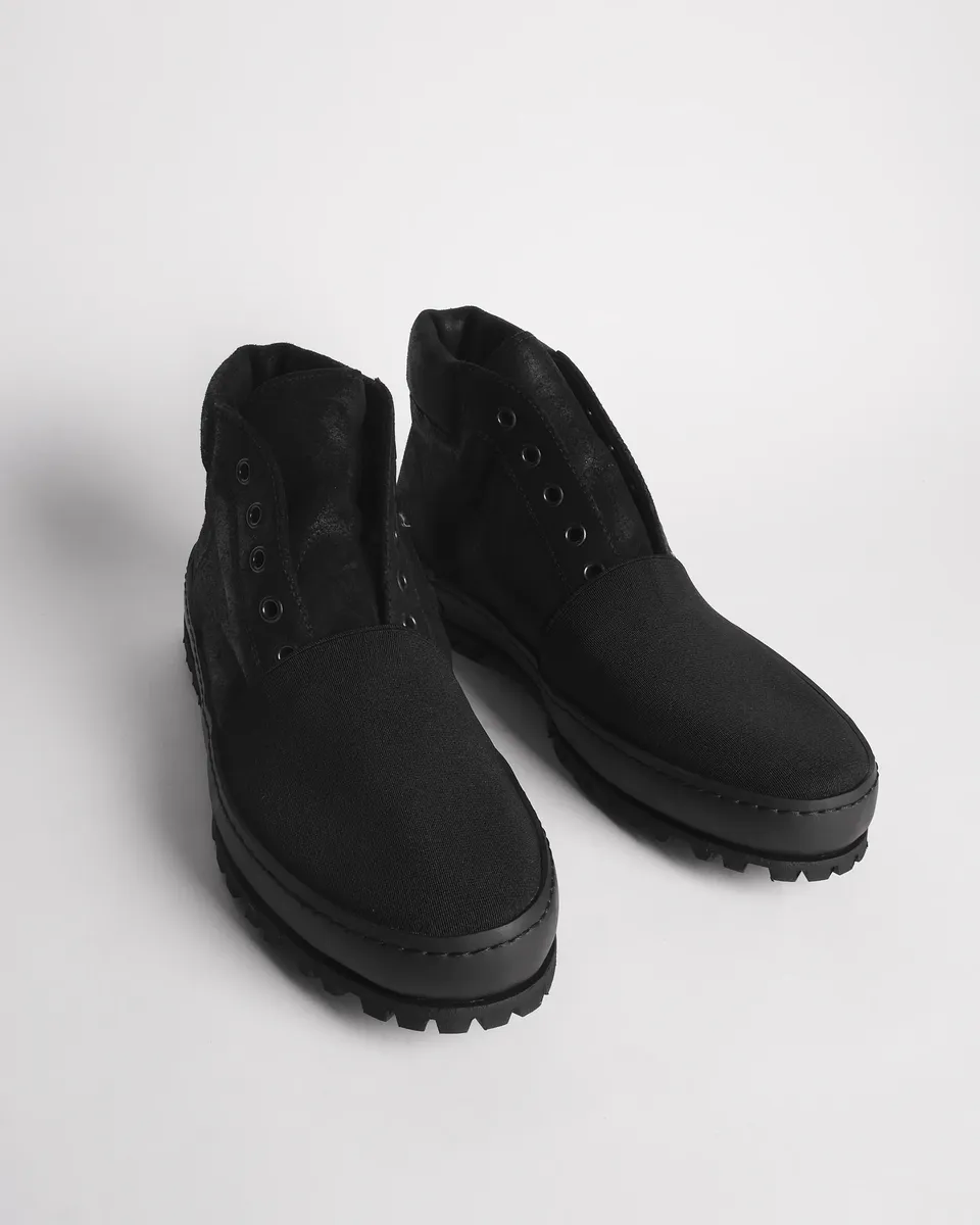 Premiata 010 boots homme daim sans lacets