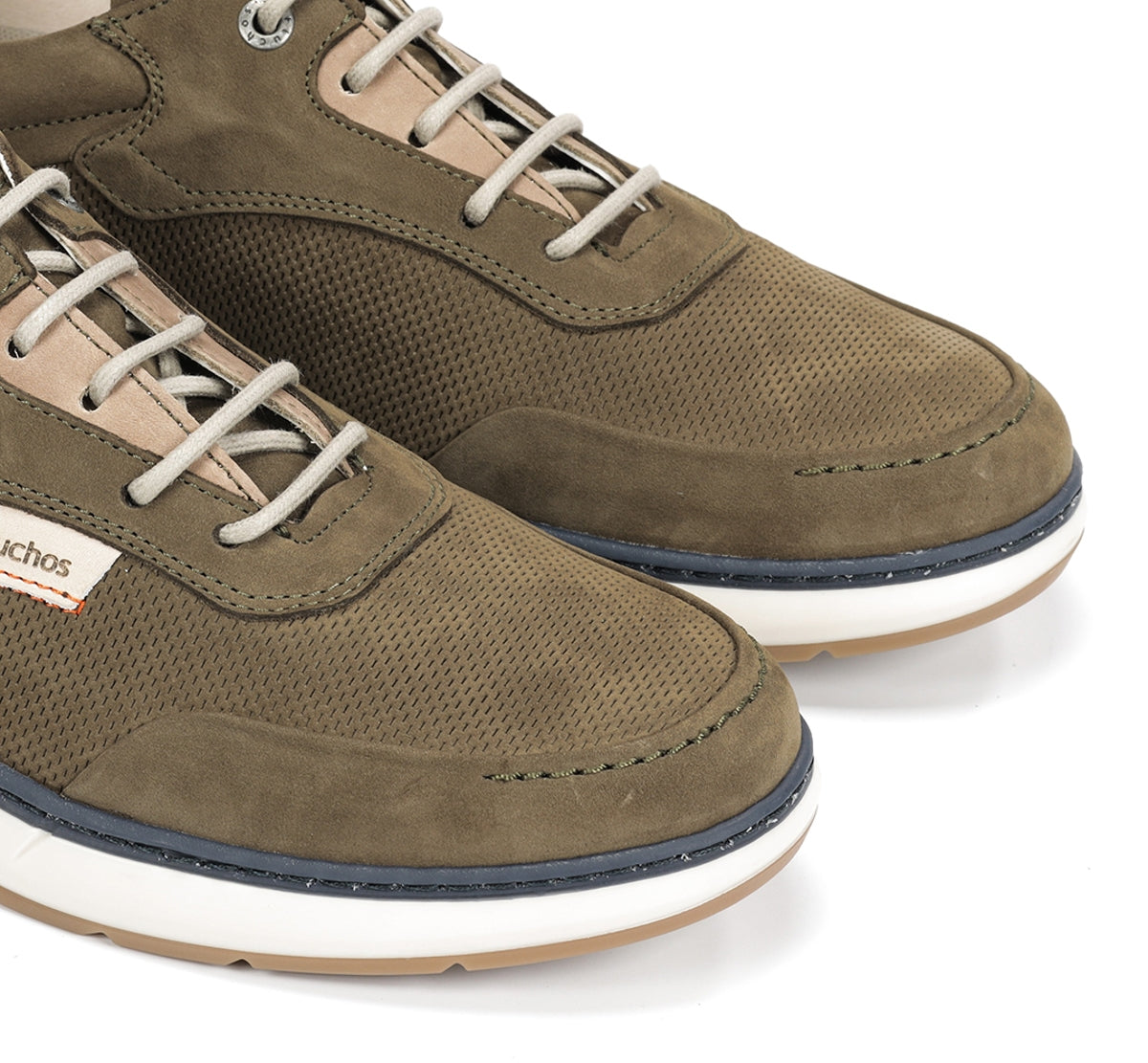 Fluchos Jeff F2210 chaussures homme vertes lacets