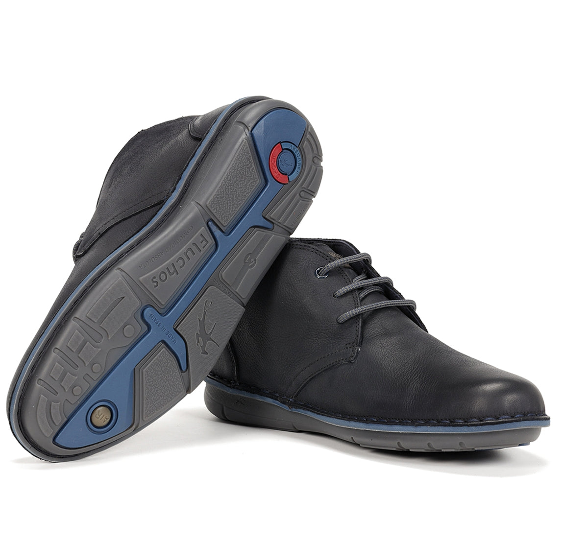 Fluchos Alfa F0701 bottines bleu homme légères