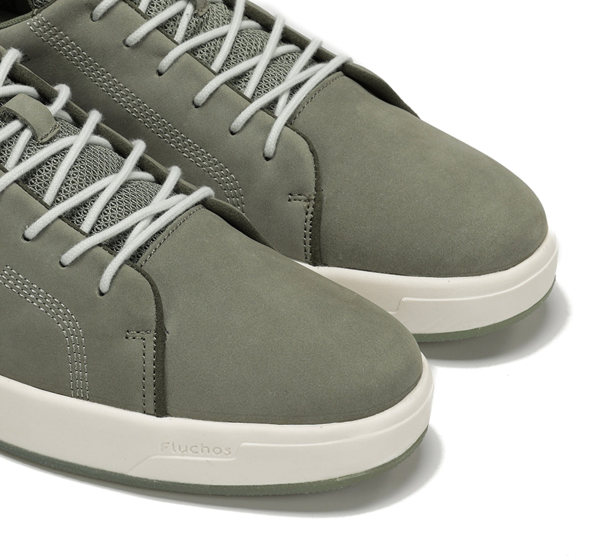 Fluchos Nadal F2377 baskets homme vertes à lacets
