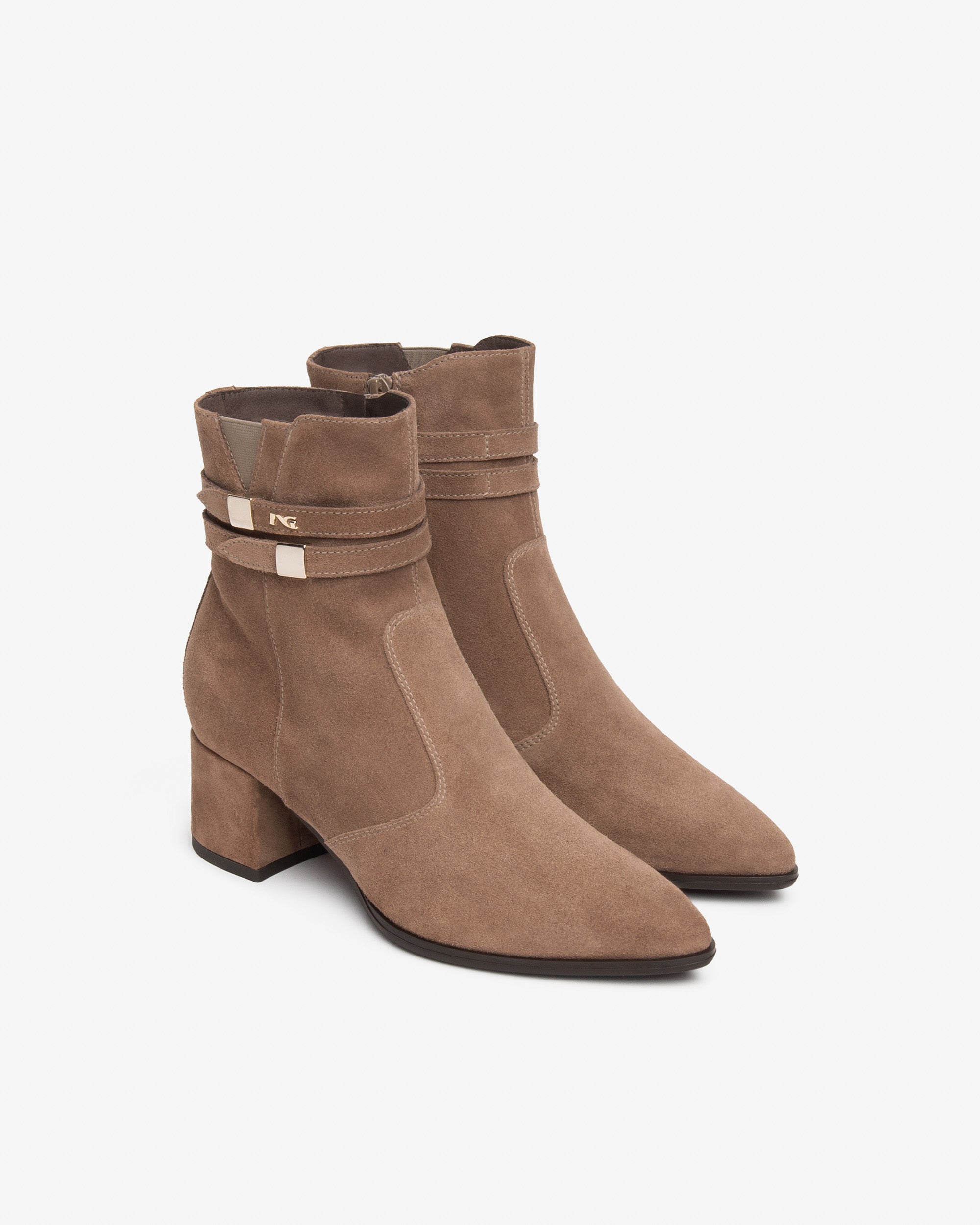 Nero Giardini Ankle Booties bottines daim femme talon 6 cm