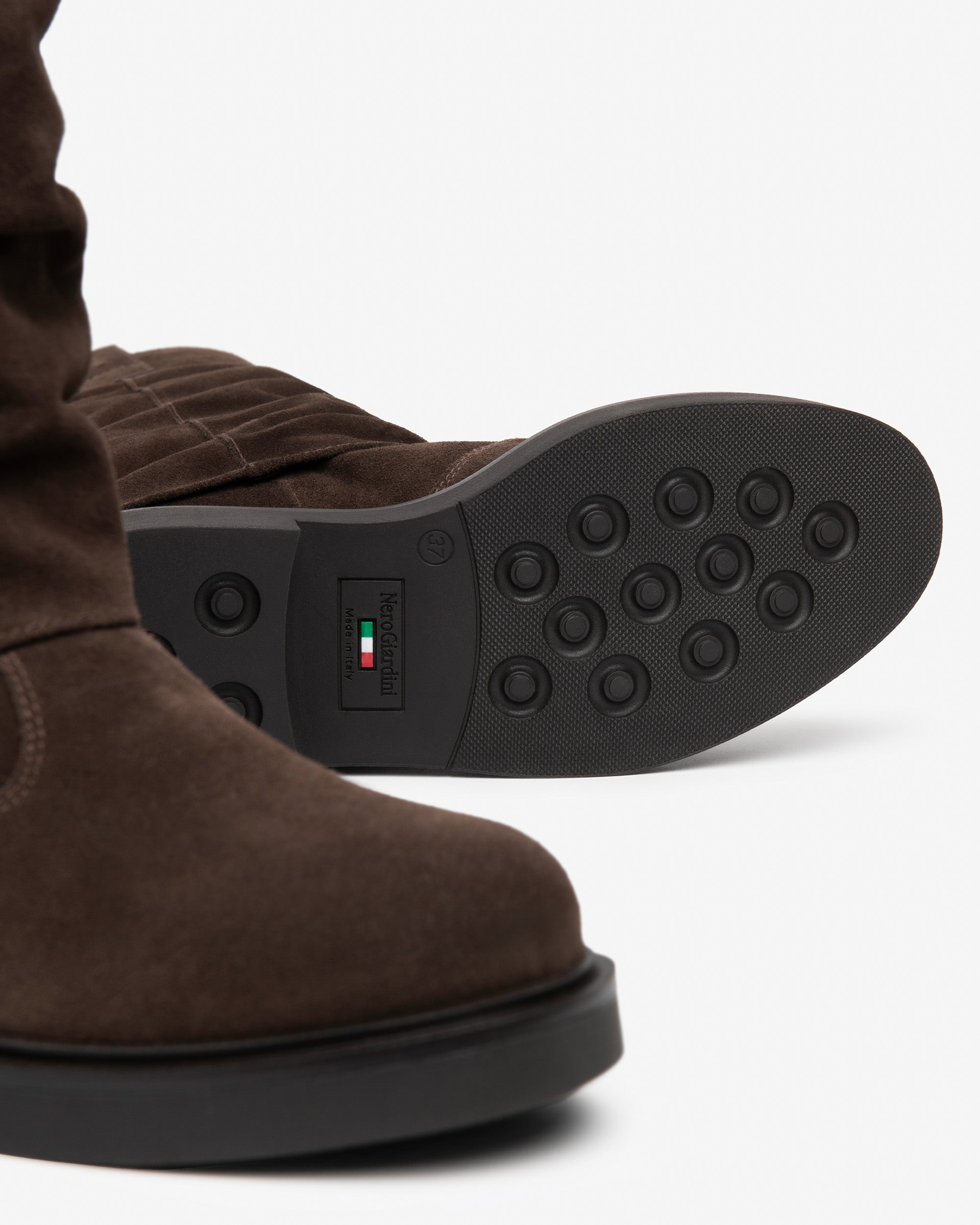 Nero Giardini Boots bottes daim femme talon 35 mm