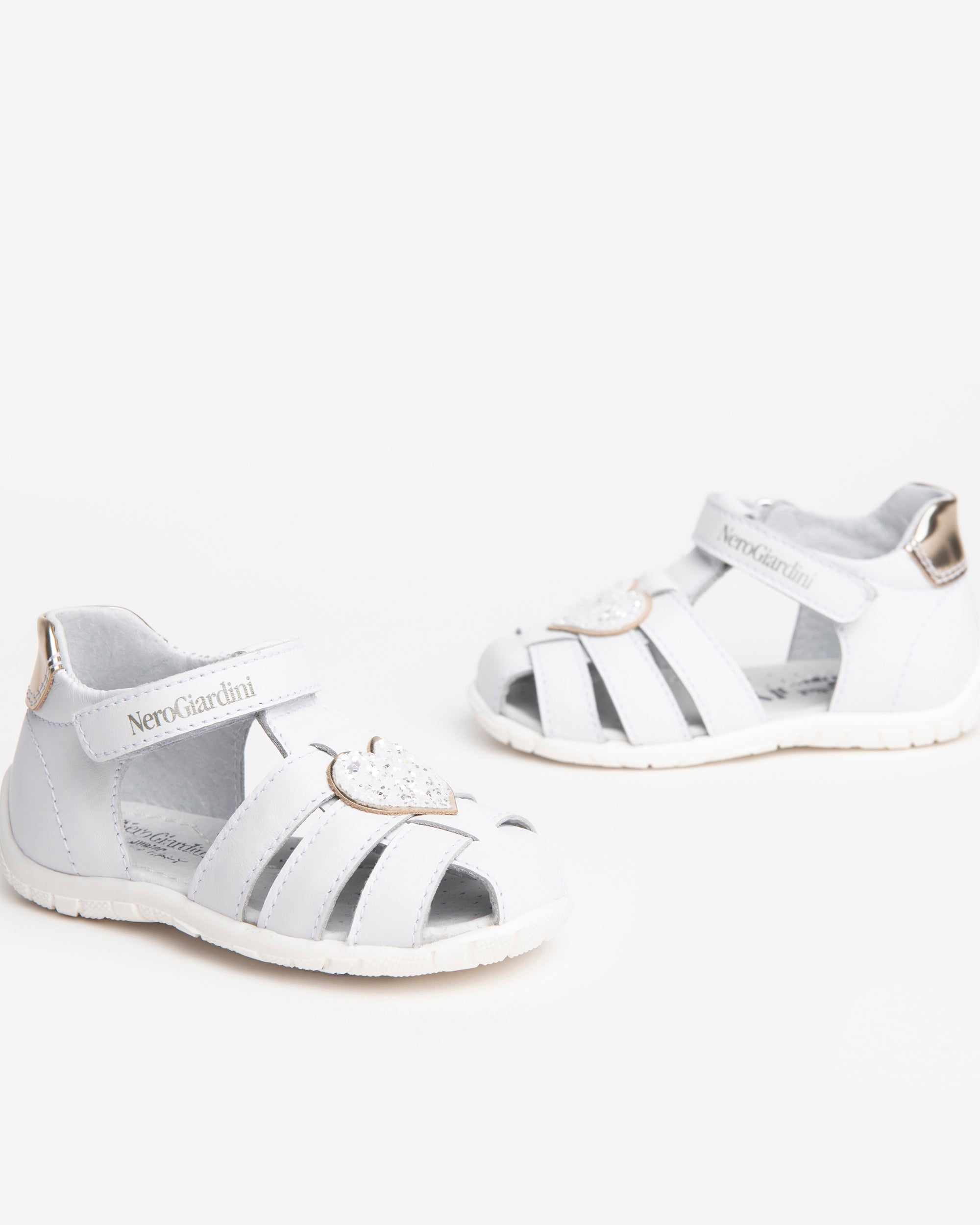 Nero Giardini Sandals Bébé Fille 19 Cuir Paillettes
