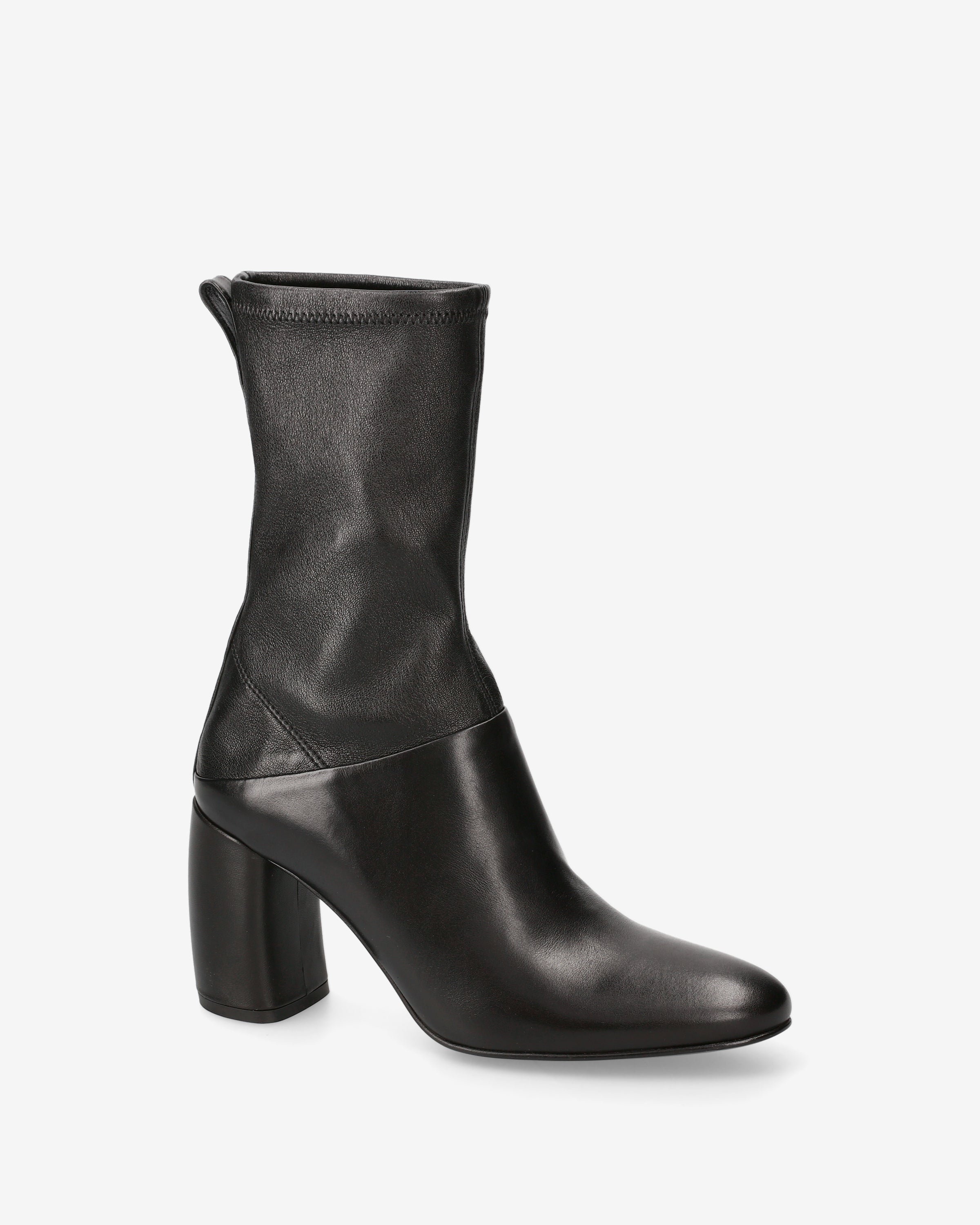 Premiata Boots bottines cuir noir talon 85 mm