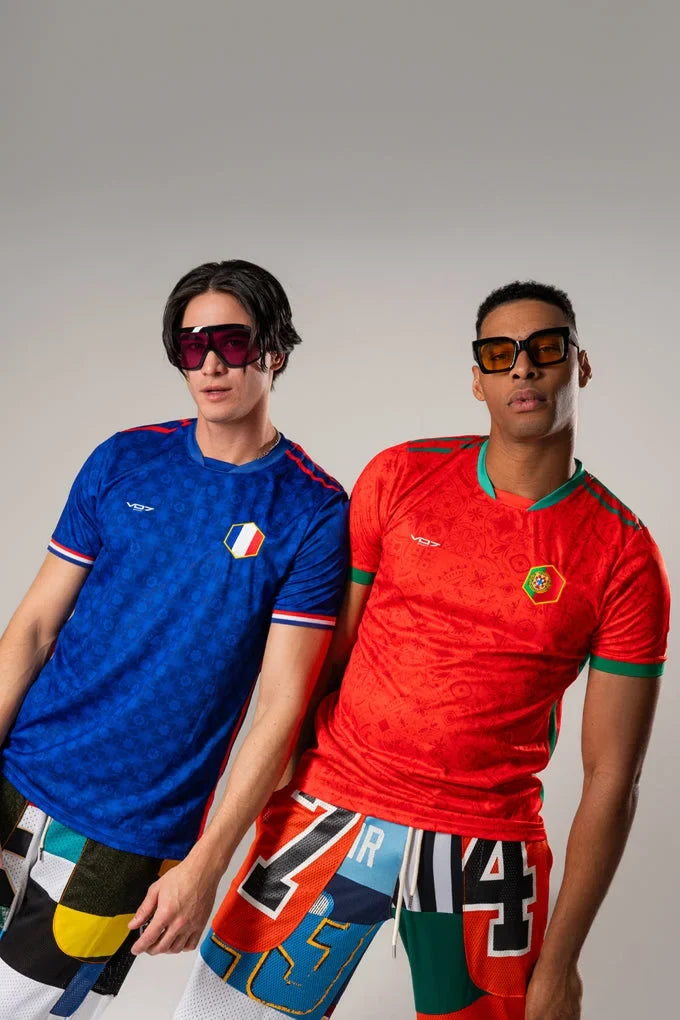 VO7 Maillot Portugal Red maillot foot rouge respirant