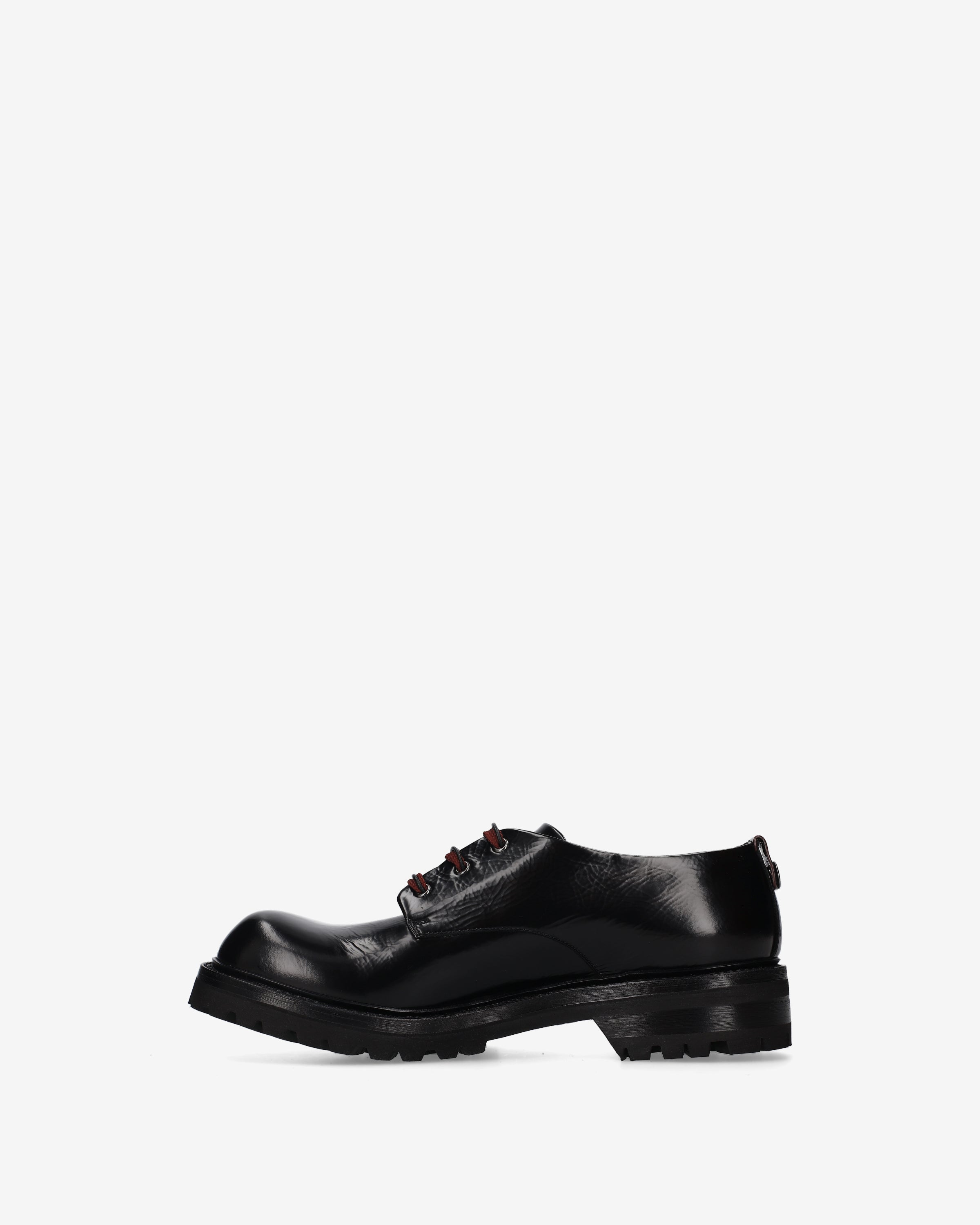 Premiata Derby Platform derbies homme cuir noir vintage