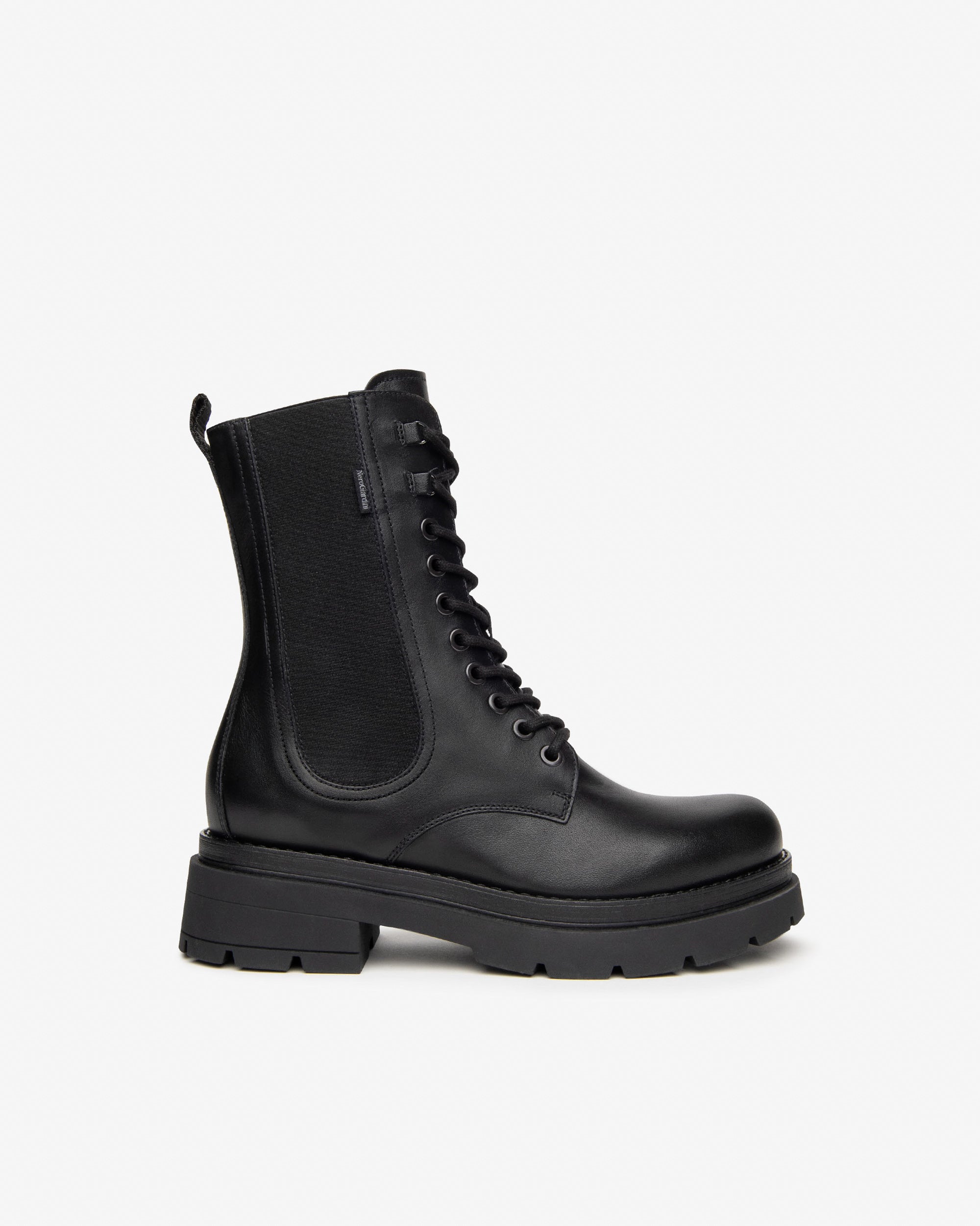 Nero Giardini Combat Boots rangers femme cuir