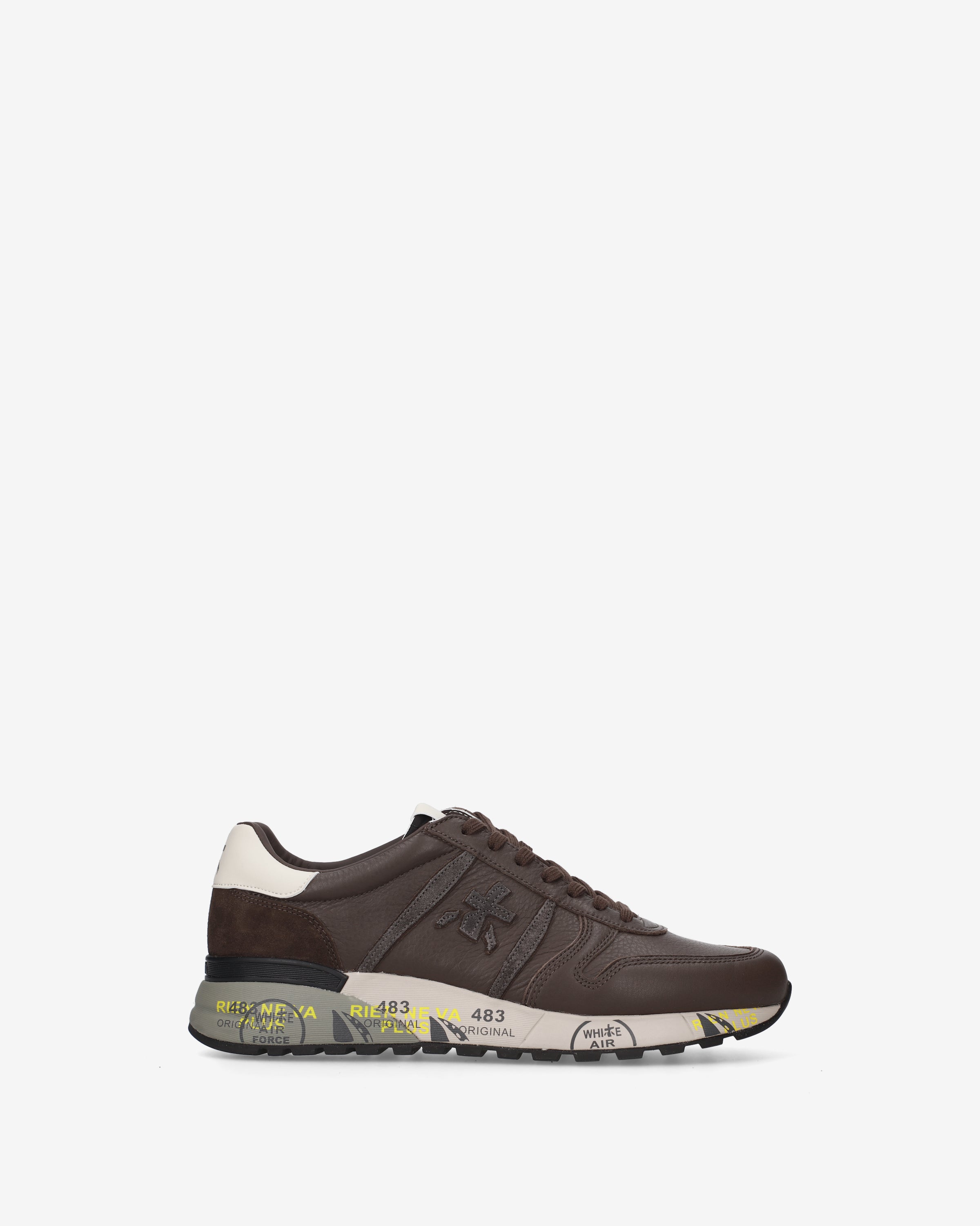 Premiata Lander 8658 baskets marron cuir