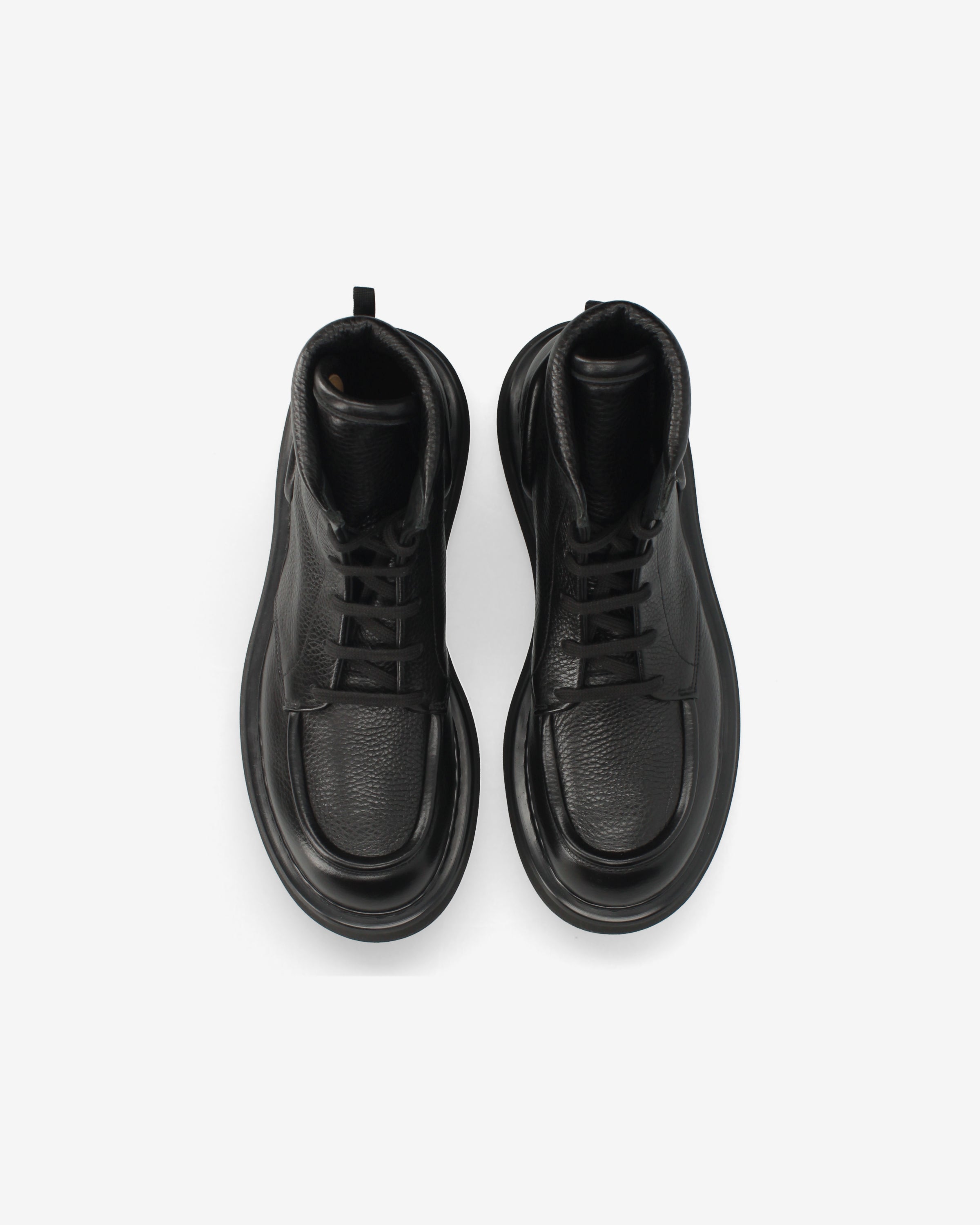 Premiata Boots bottines cuir noir lacets homme