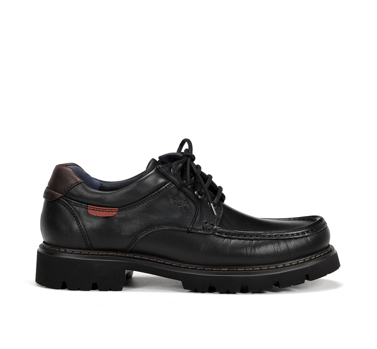 Fluchos Douglas F1320 Chaussure Noire Cuir Homme