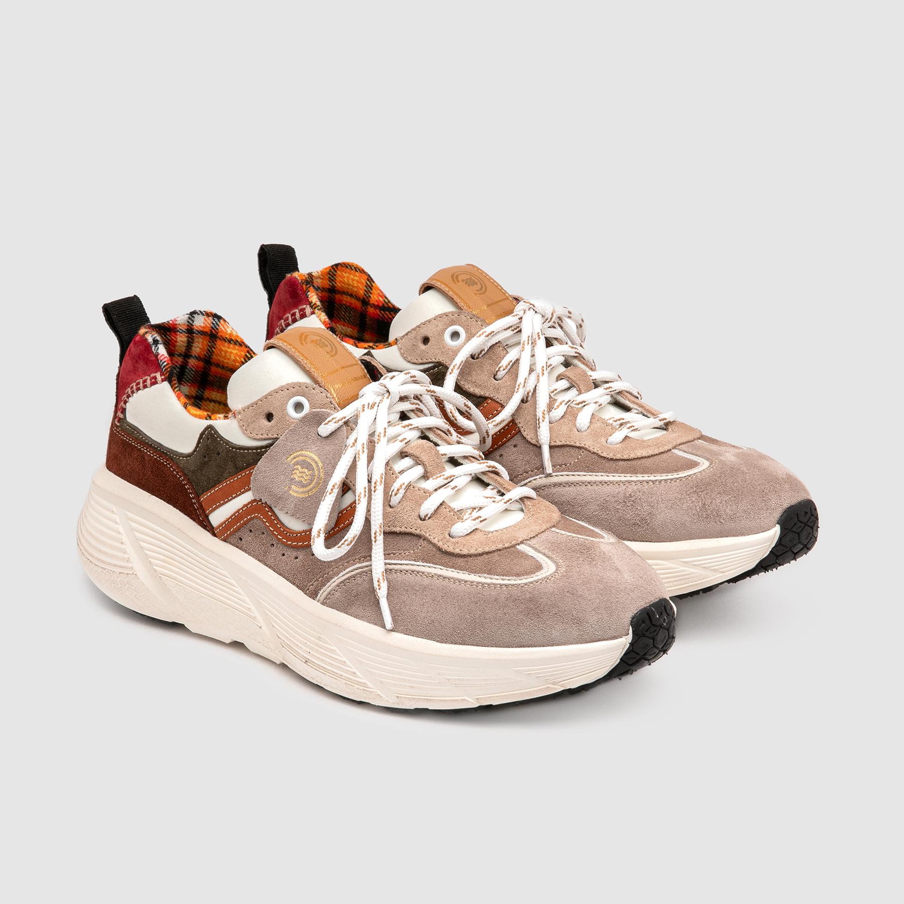 Primabase Fuji baskets cuir blanc femme