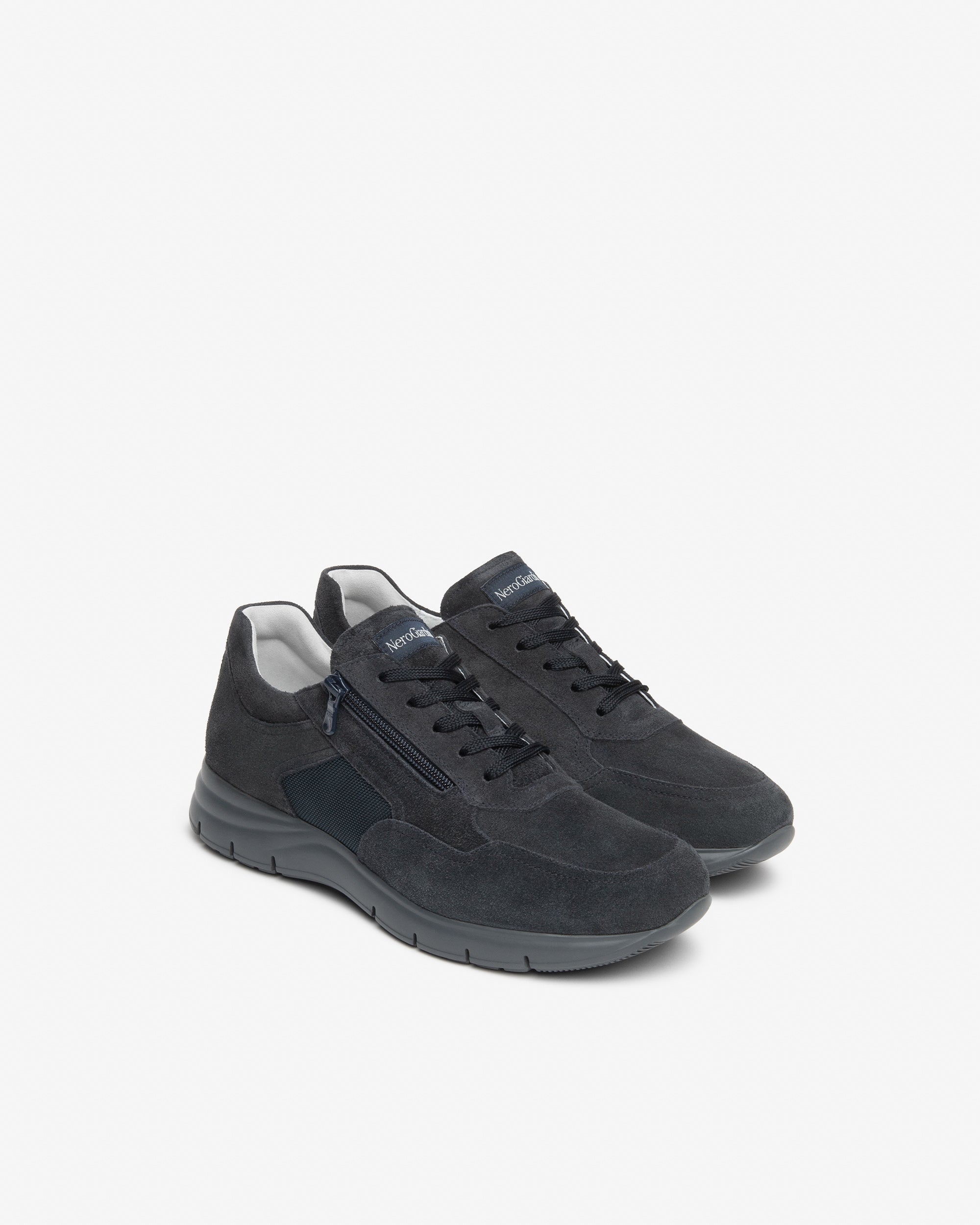 Nero Giardini Sneakers baskets homme suède toile