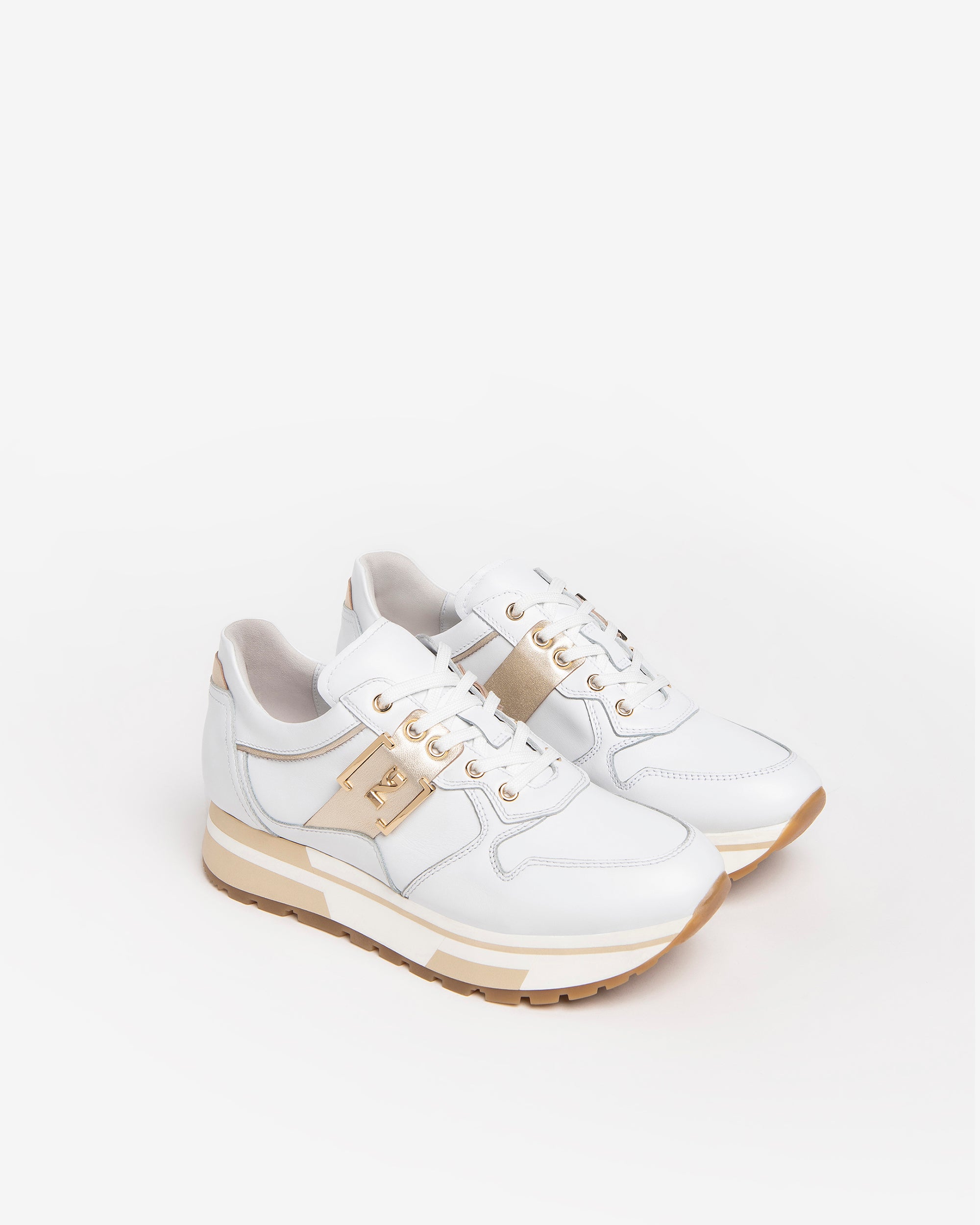 Nero Giardini Sneakers Baskets Cuir Femme Été