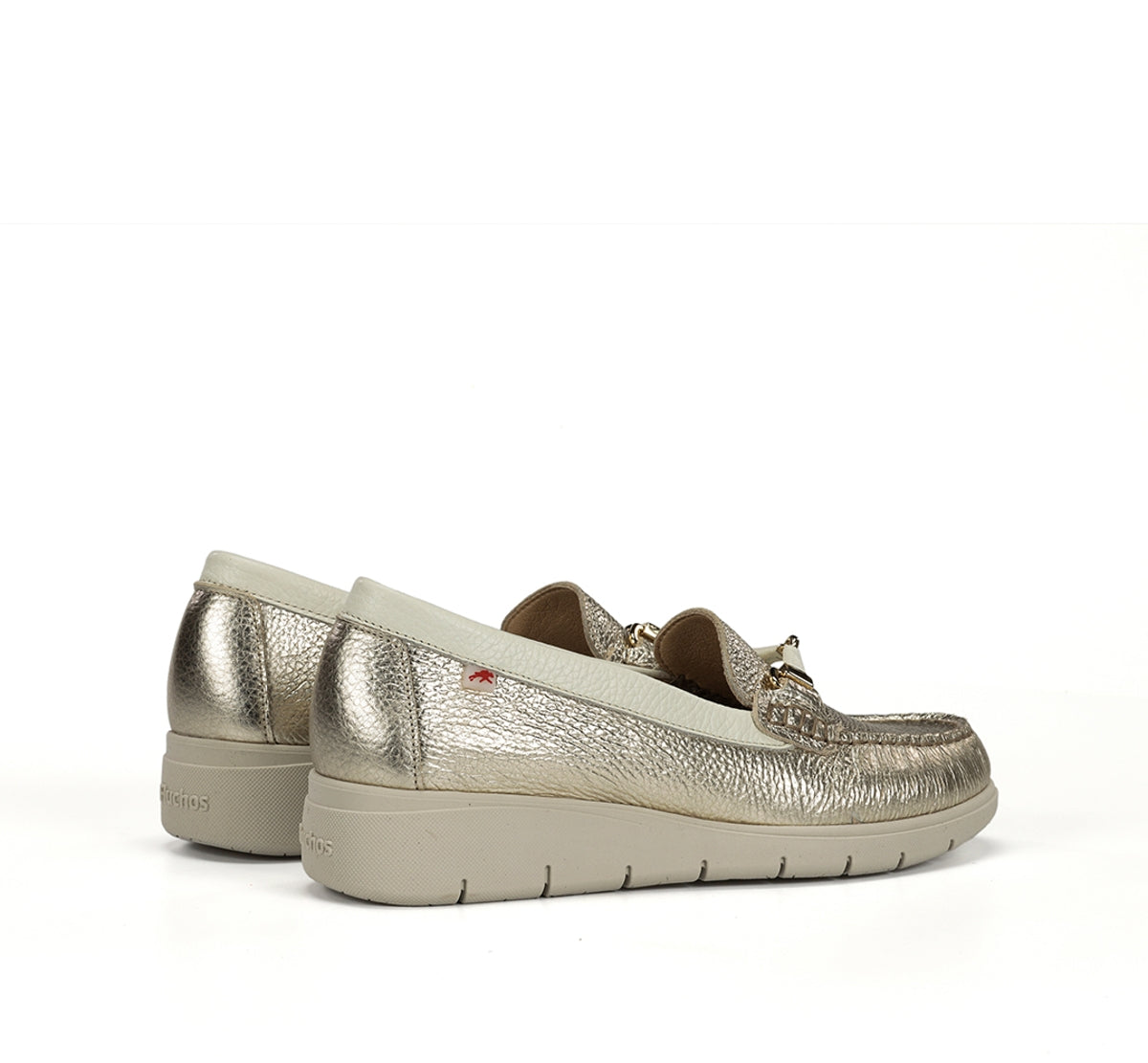 Fluchos Fluvia F2421 mocassins femme dorés cuir