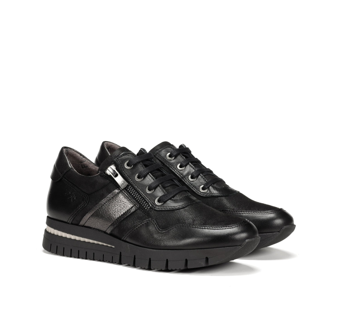 Fluchos Meryl F1624 baskets femme noir confort