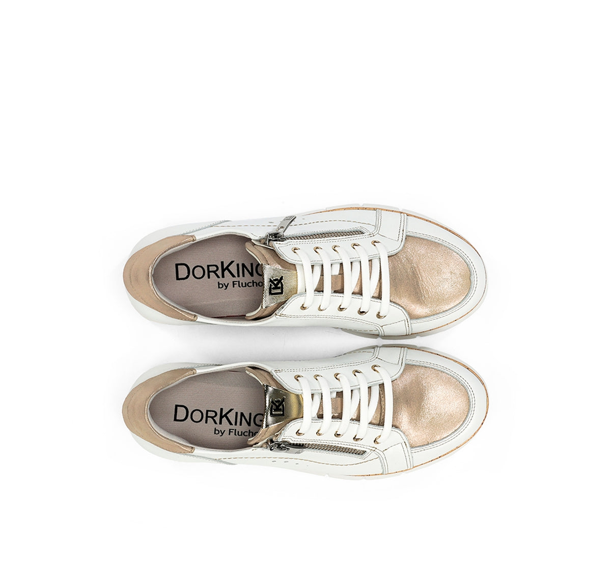 Dorking India D9301 basket dorée cuir femme