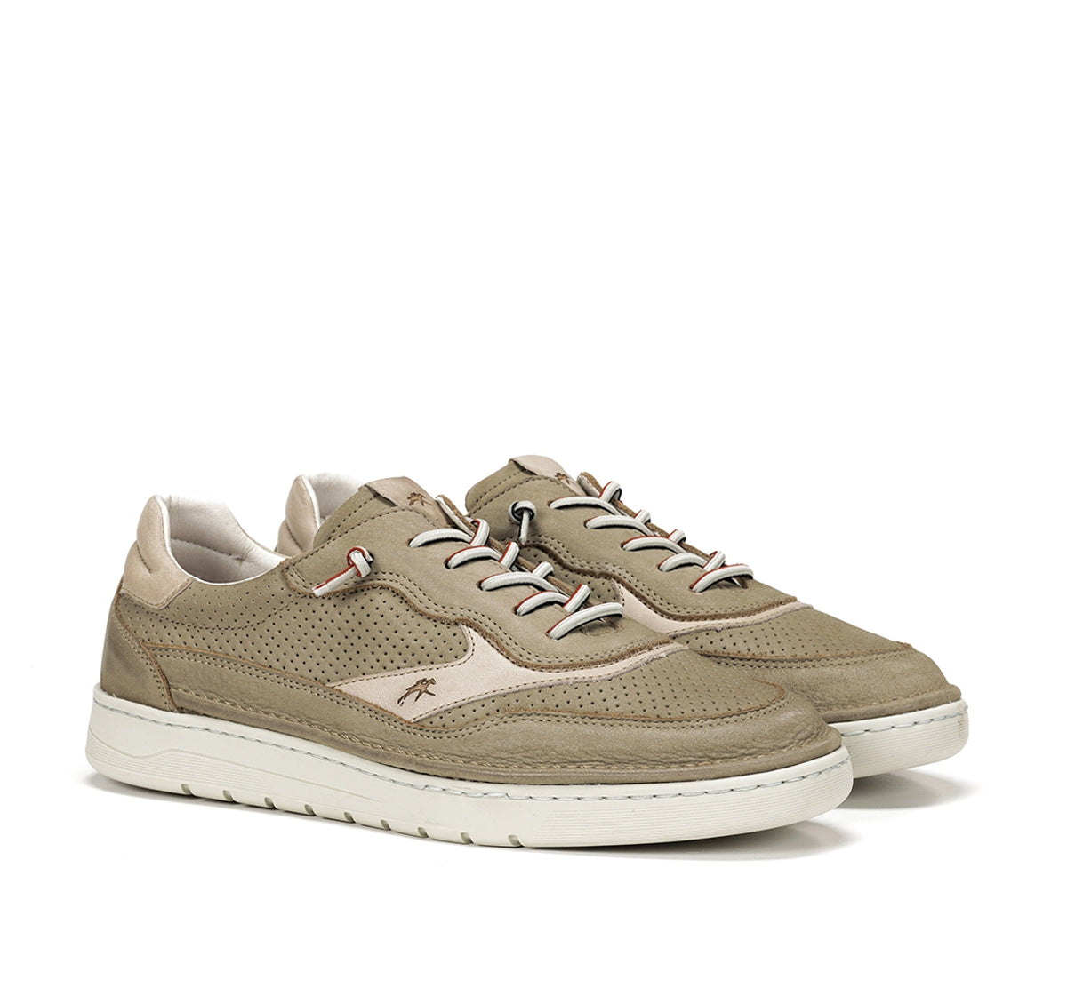 Fluchos Leo F1943 basket verte homme cuir