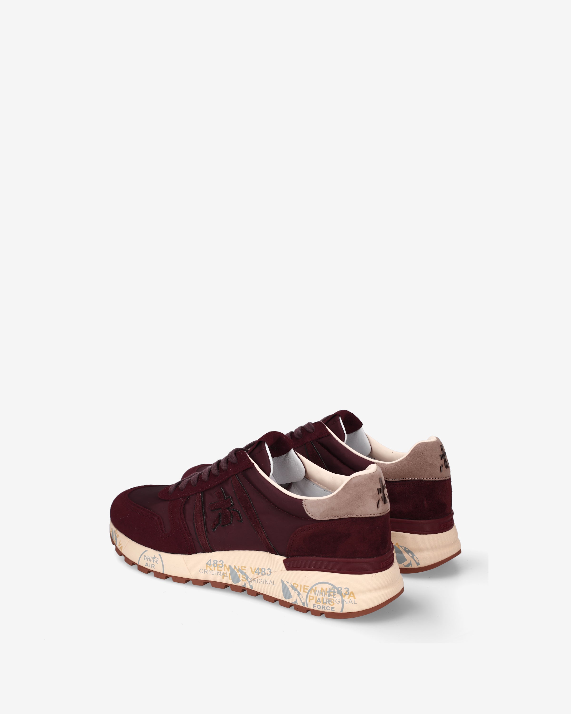 Premiata Lander 8411 sneakers nylon bordeaux