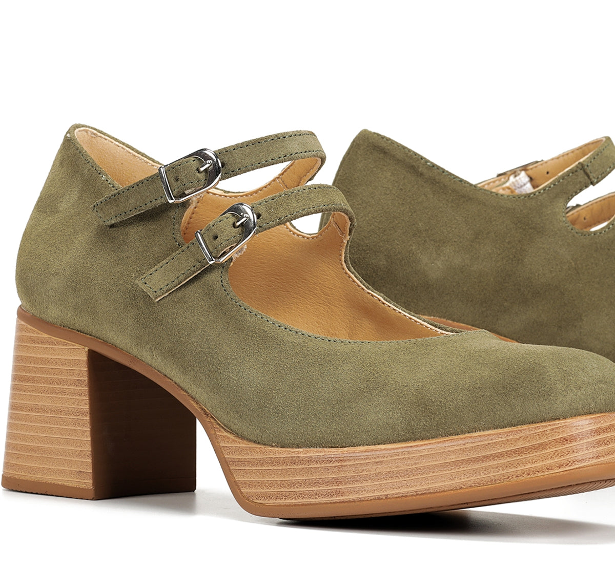Dorking by Fluchos Cristel D9659 chaussures vert femme