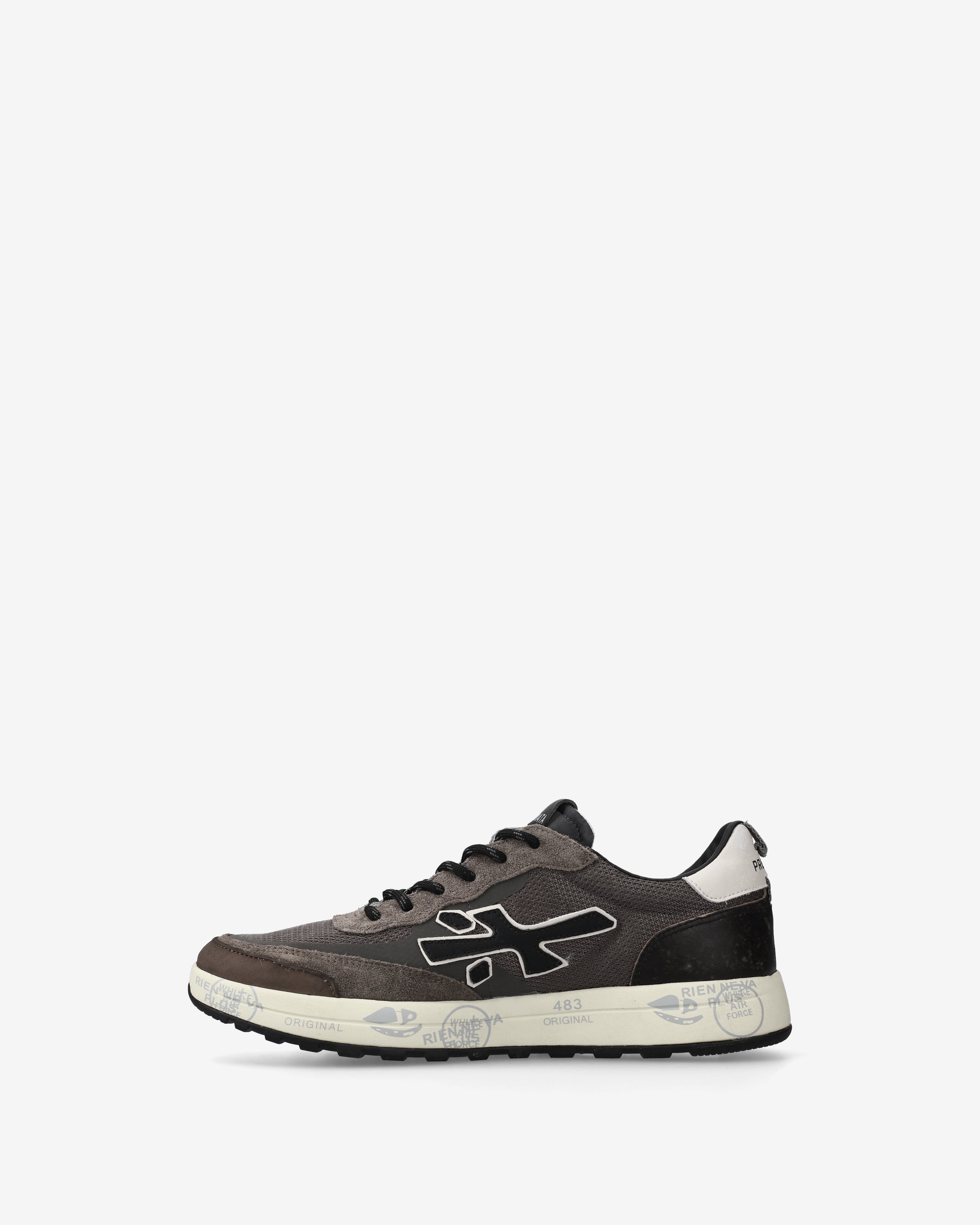 Premiata Nous 7725 sneakers gris marron cuir