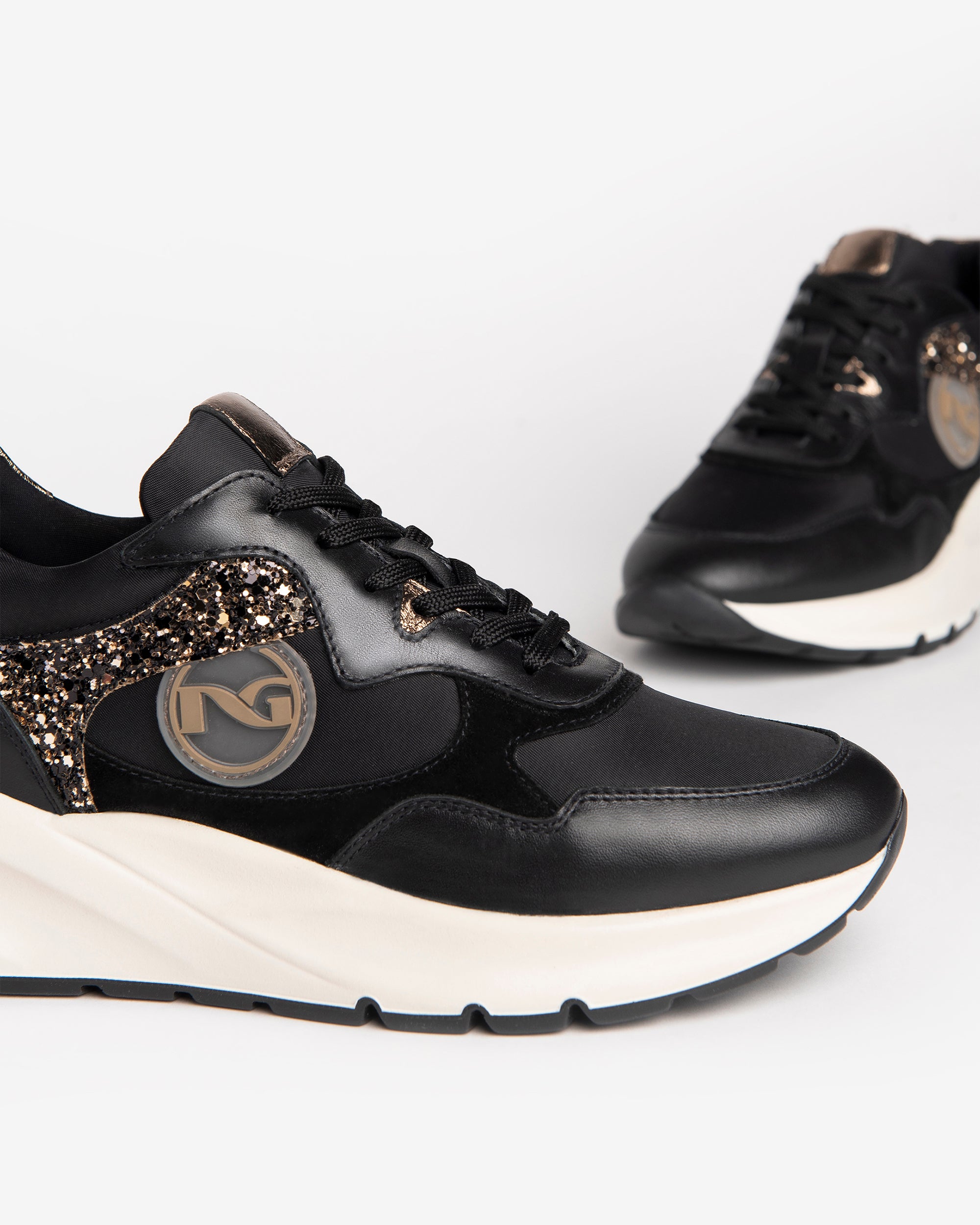 Nero Giardini Sneakers baskets cuir daim femme