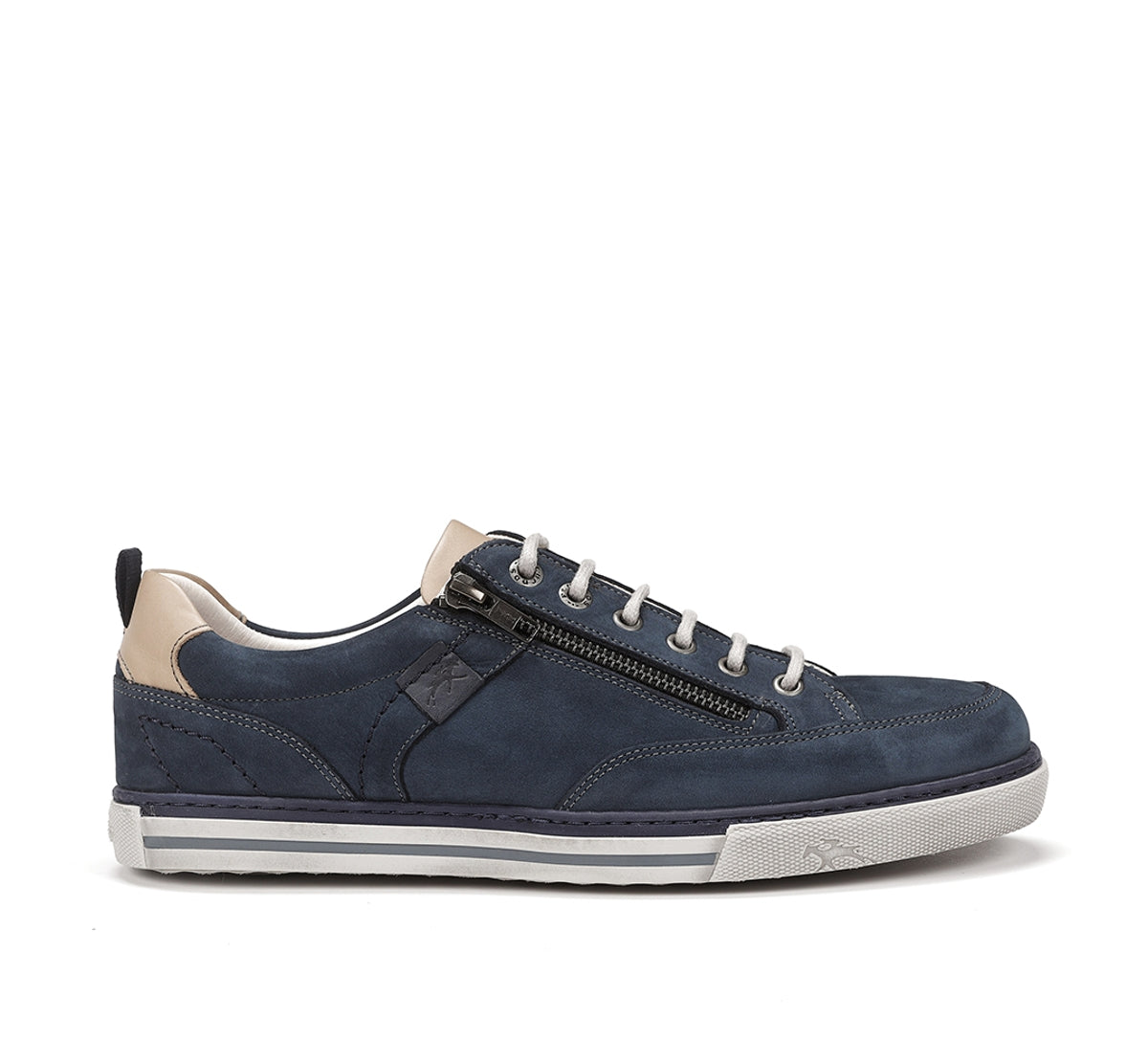 Fluchos Quebec 9376 baskets homme bleu été